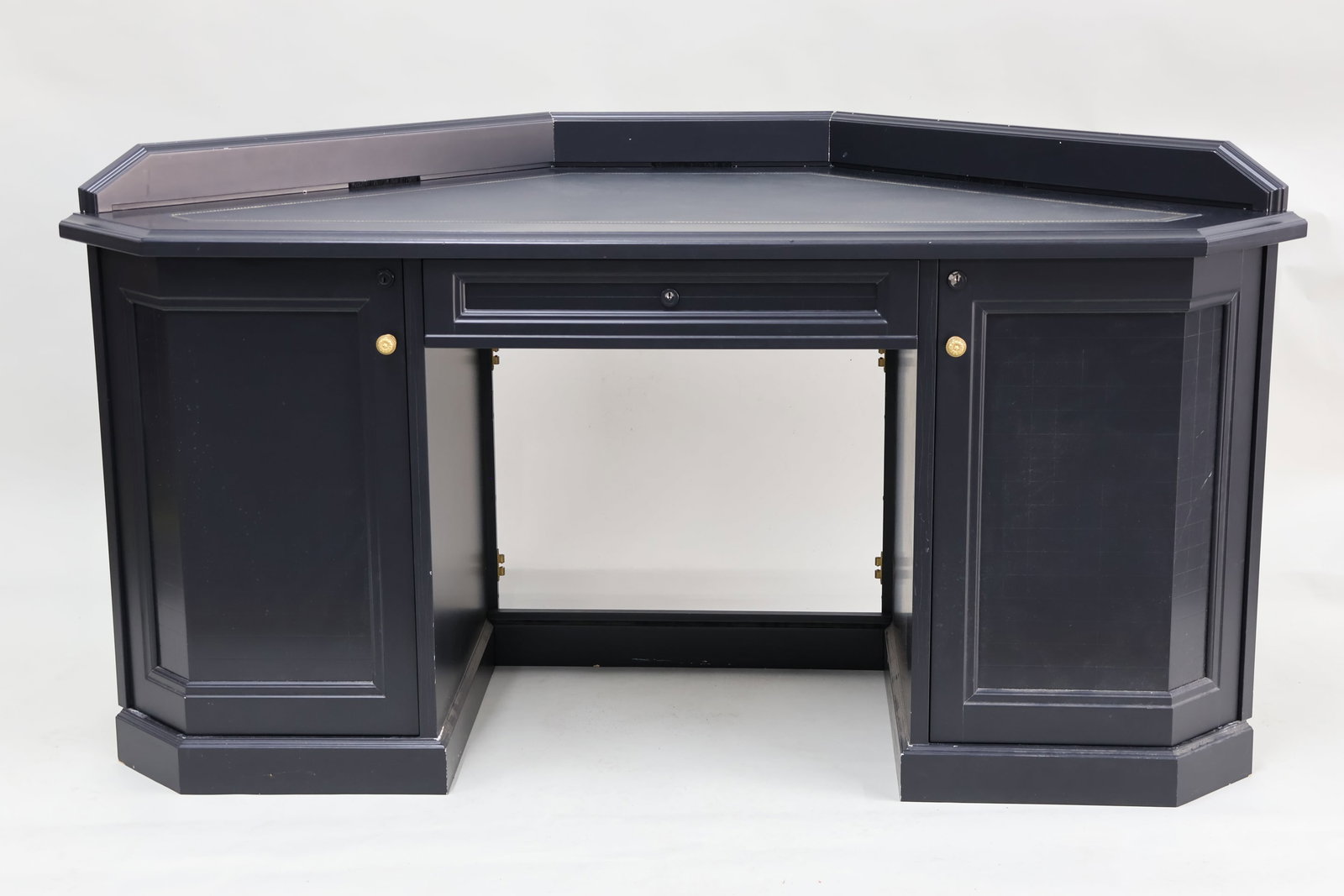 Contemporary Two Door Corner Desk (1 of 5)