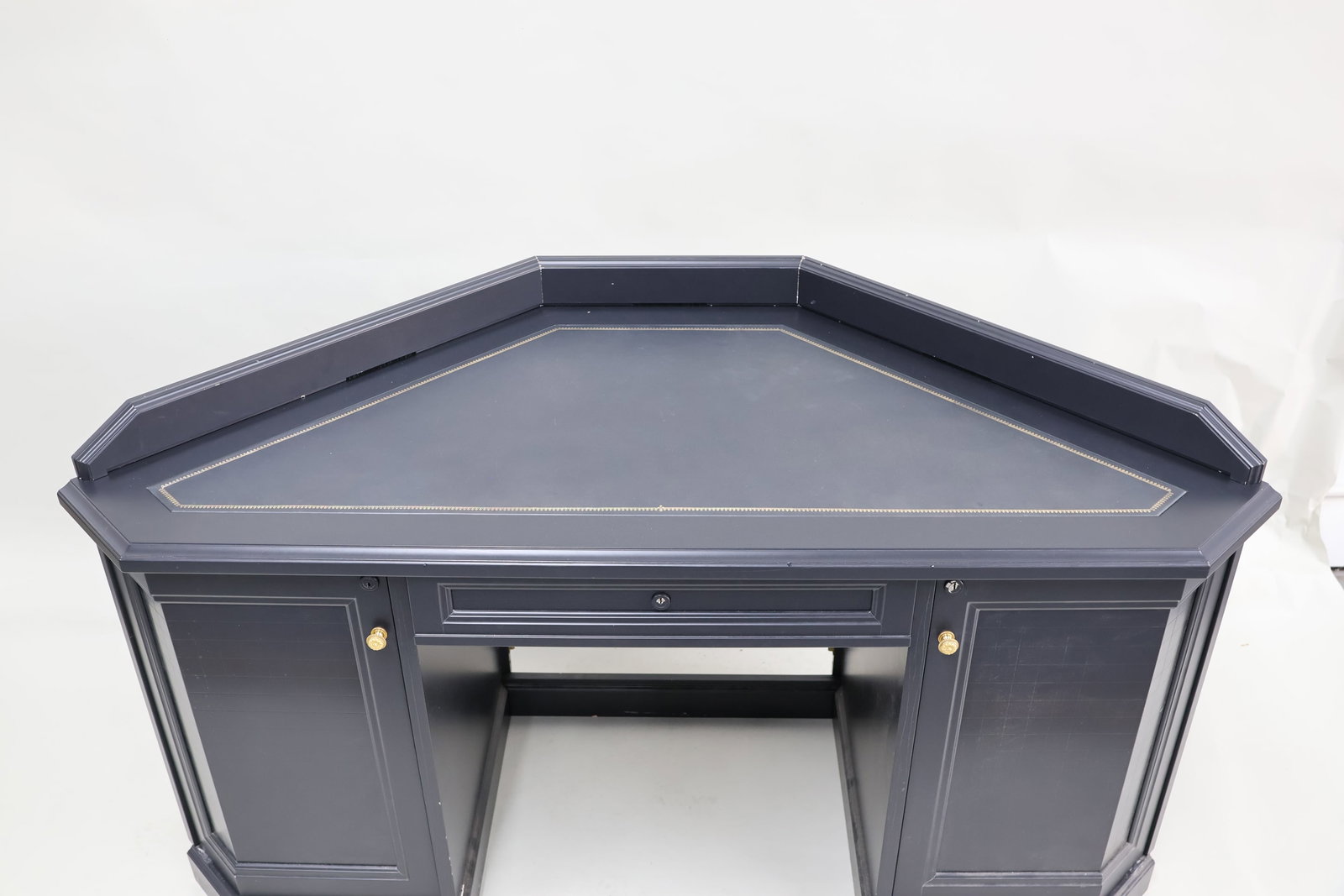 Contemporary Two Door Corner Desk - 2
