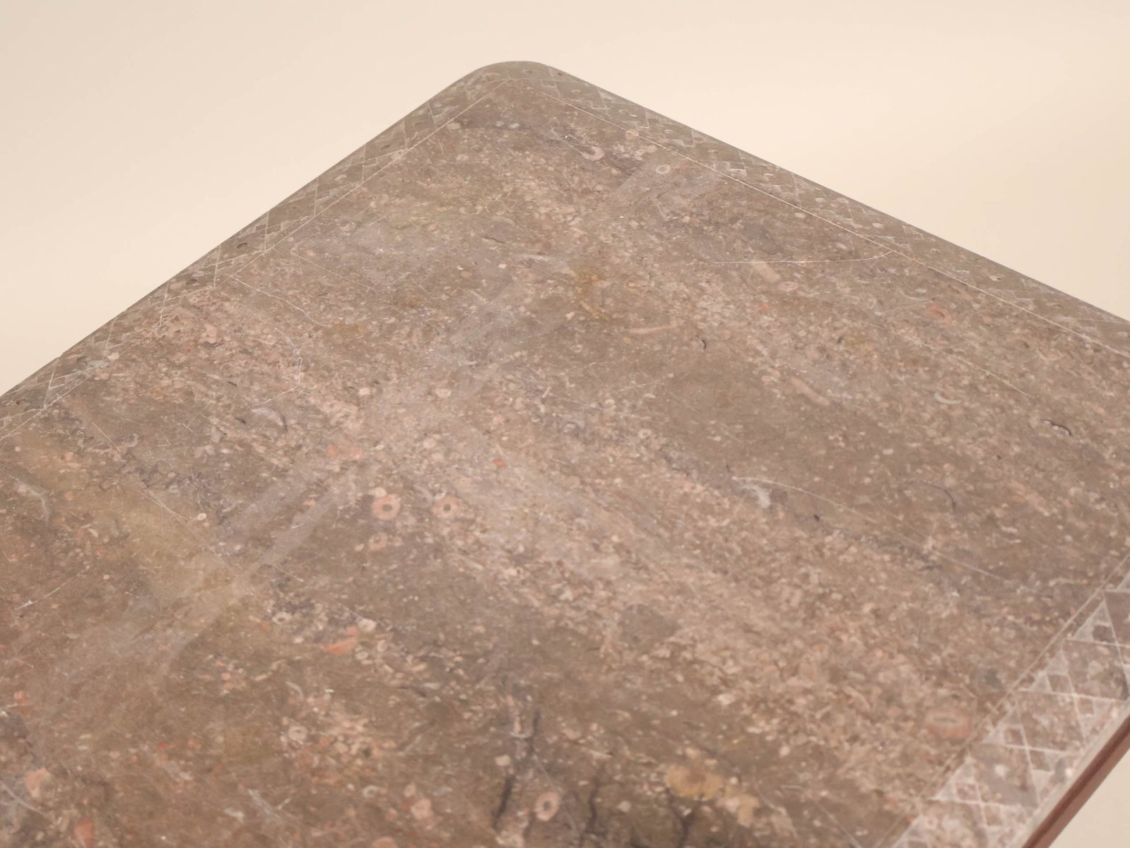 Victorian Walnut Marble Top Side Table - 9