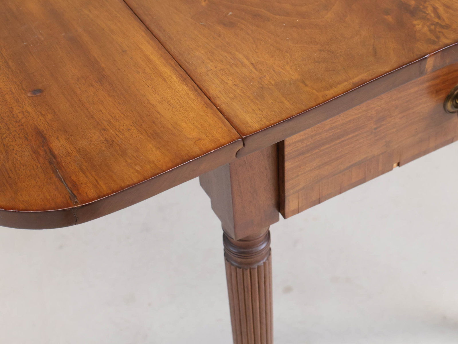 Federal Mahogany Drop Leaf Table - 11