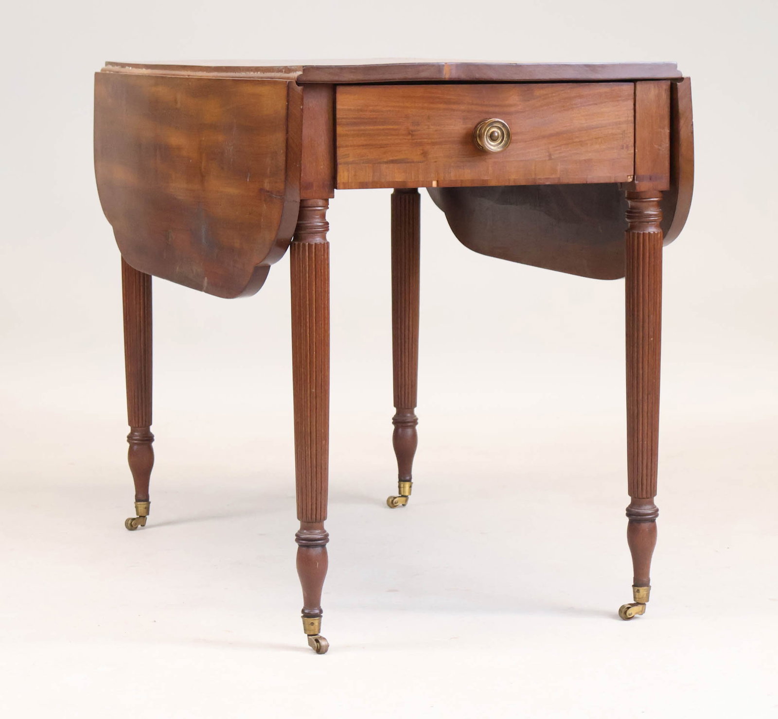 Federal Mahogany Drop Leaf Table - 2