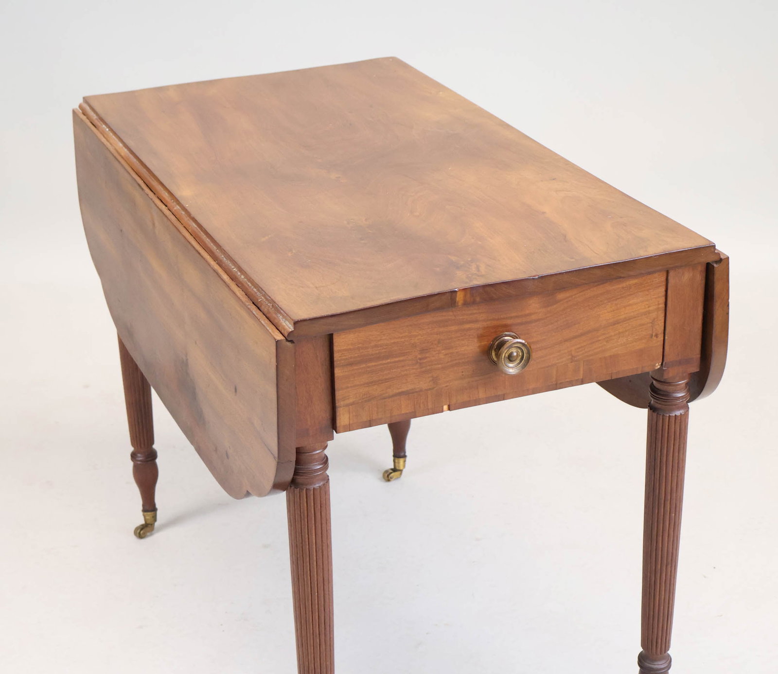 Federal Mahogany Drop Leaf Table - 3
