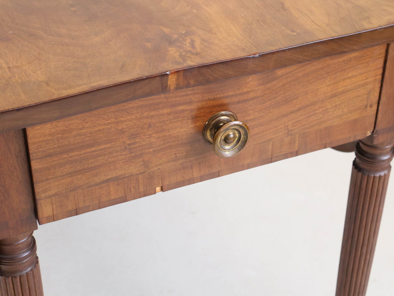 Federal Mahogany Drop Leaf Table - 5