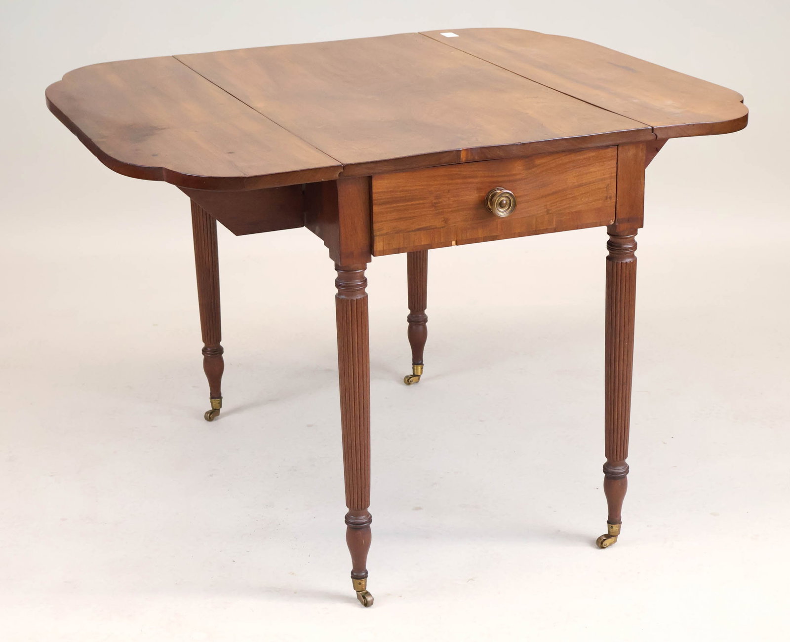 Federal Mahogany Drop Leaf Table - 8