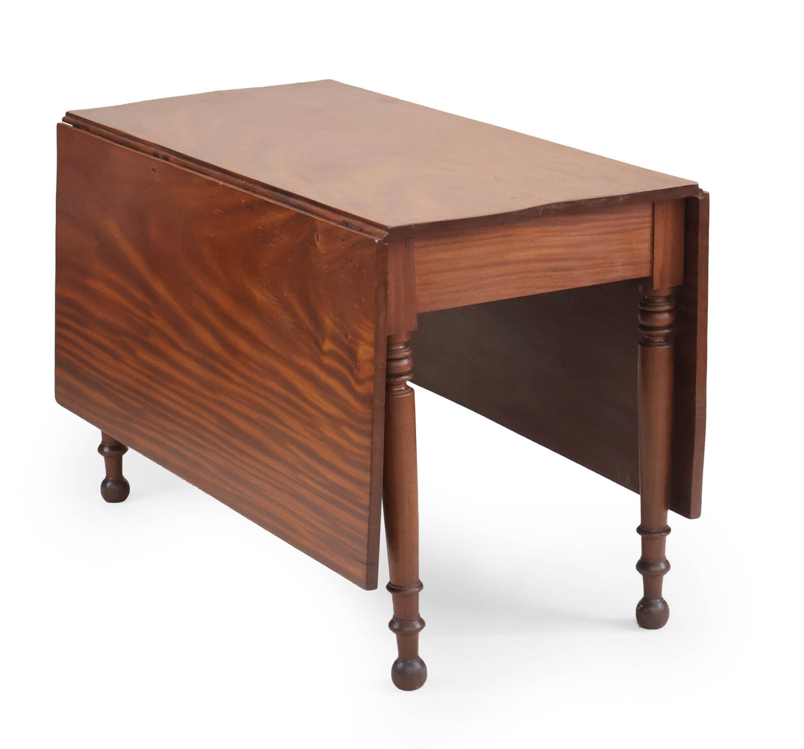 Federal Style Mahogany Drop Leaf Dining Table (1 of 16)