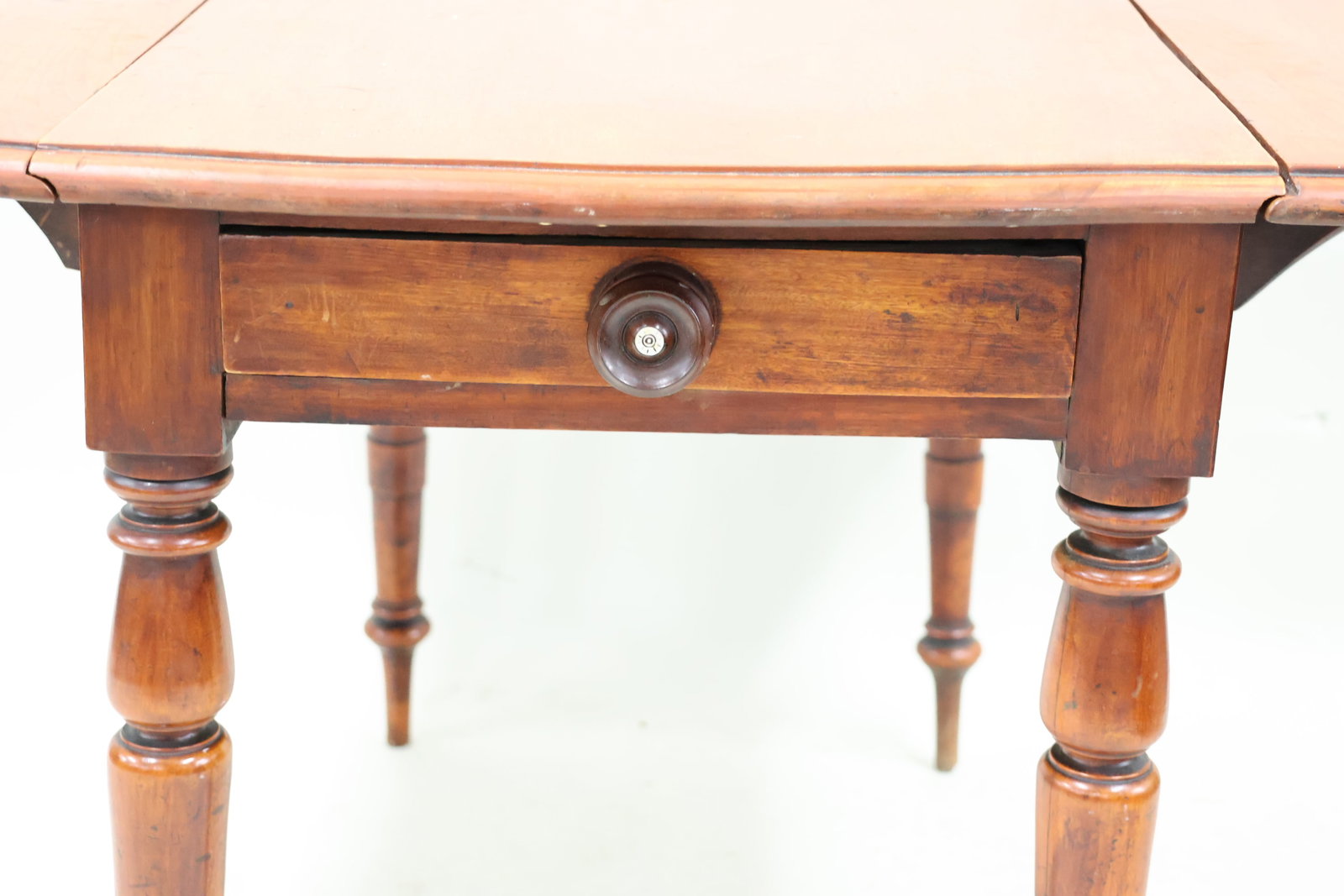 Antique Maple Drop Leaf Table - 2