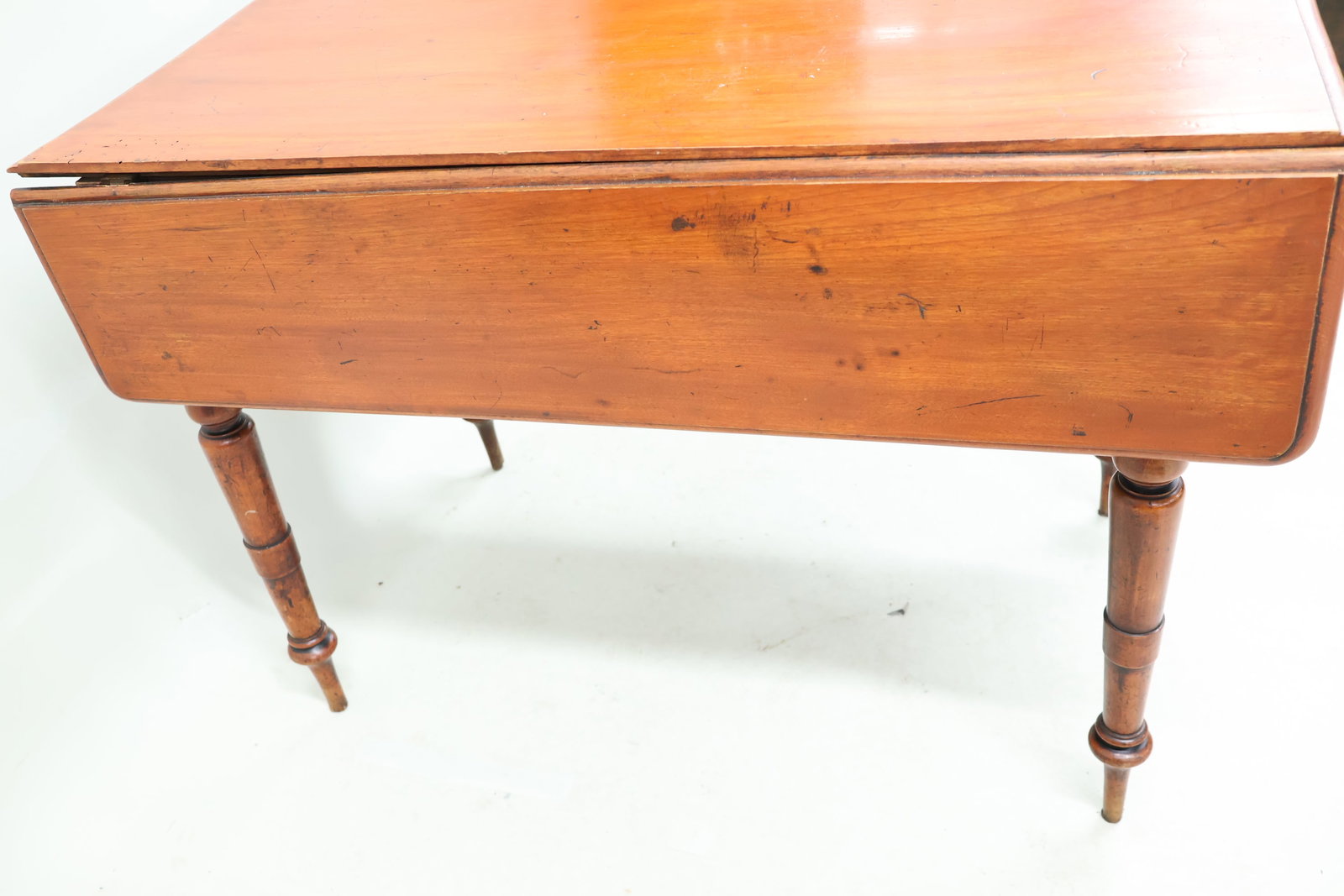 Antique Maple Drop Leaf Table - 6