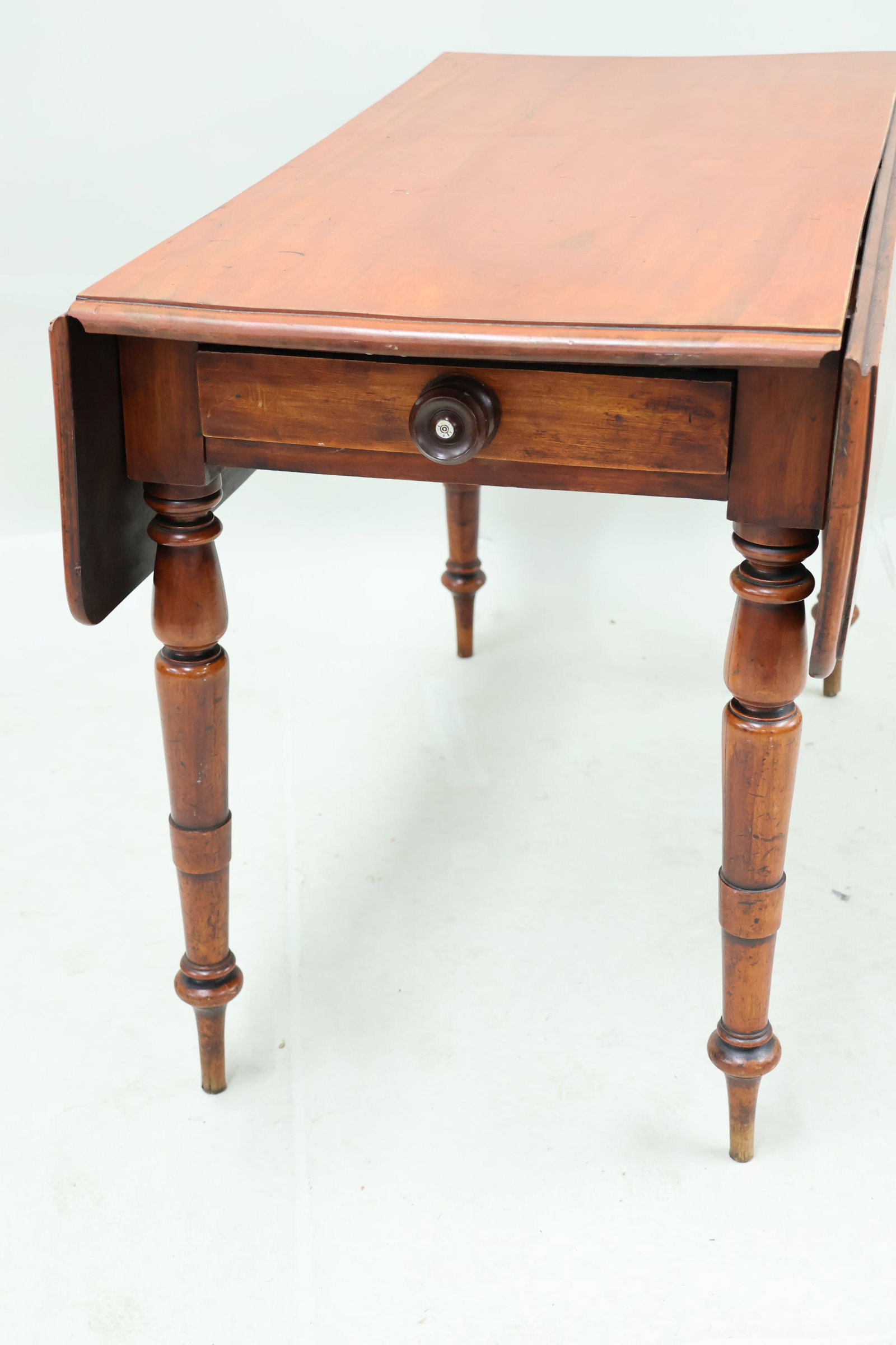 Antique Maple Drop Leaf Table - 8
