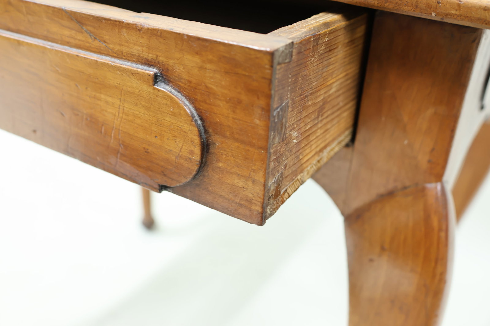 Antique George III Single Drawer Work Table - 5