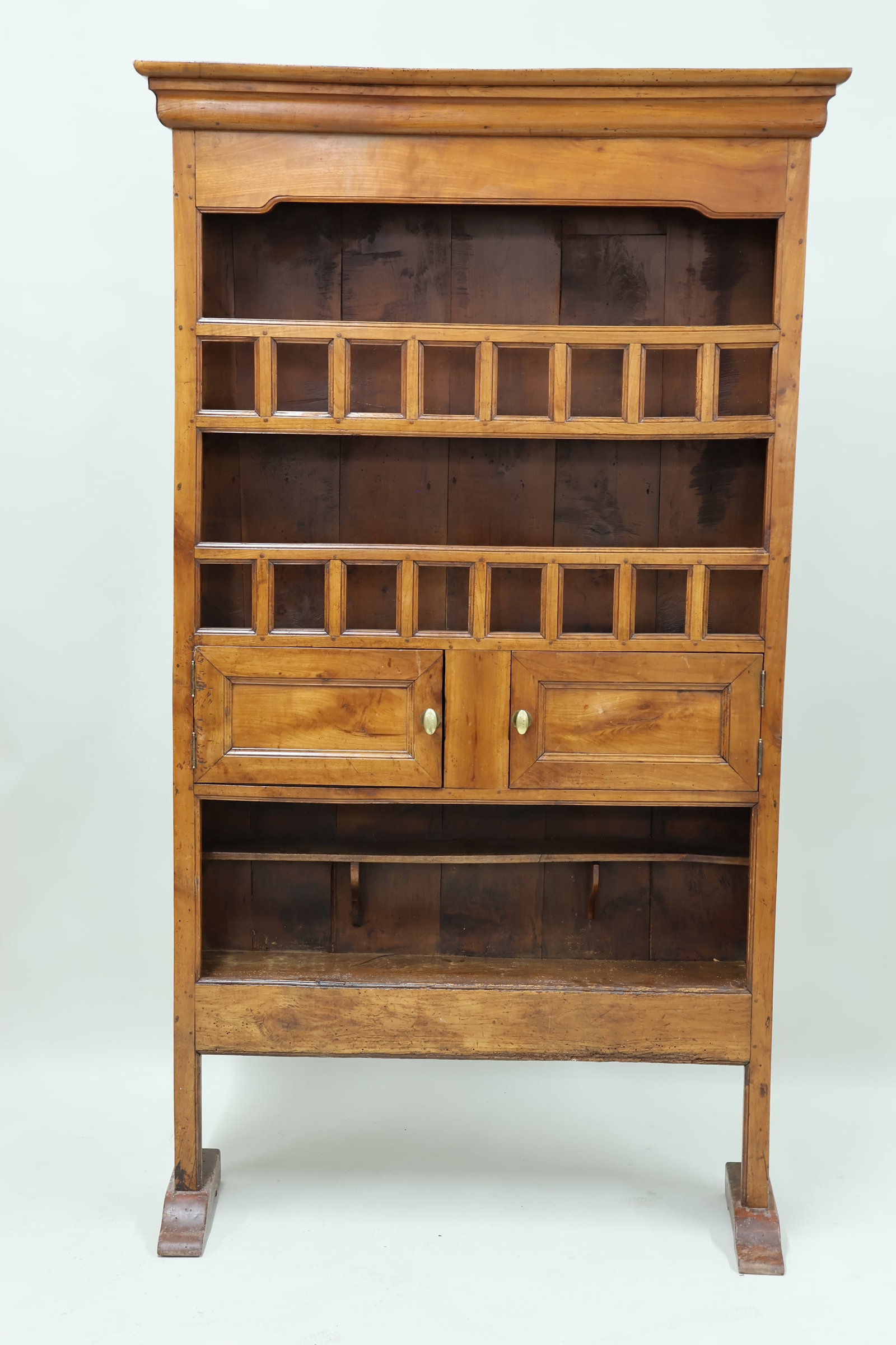 French Provincial Fruitwood Vasselier (Plate Hutch) (1 of 12)