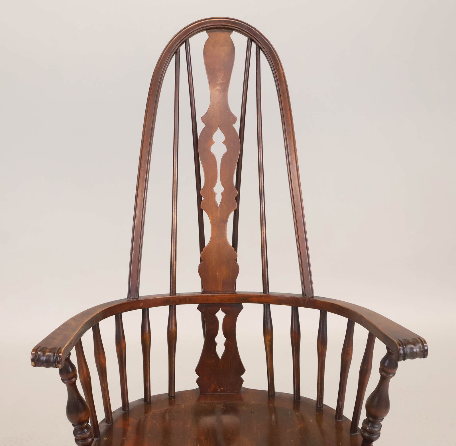 Walnut Highback Windsor Armchair - 11