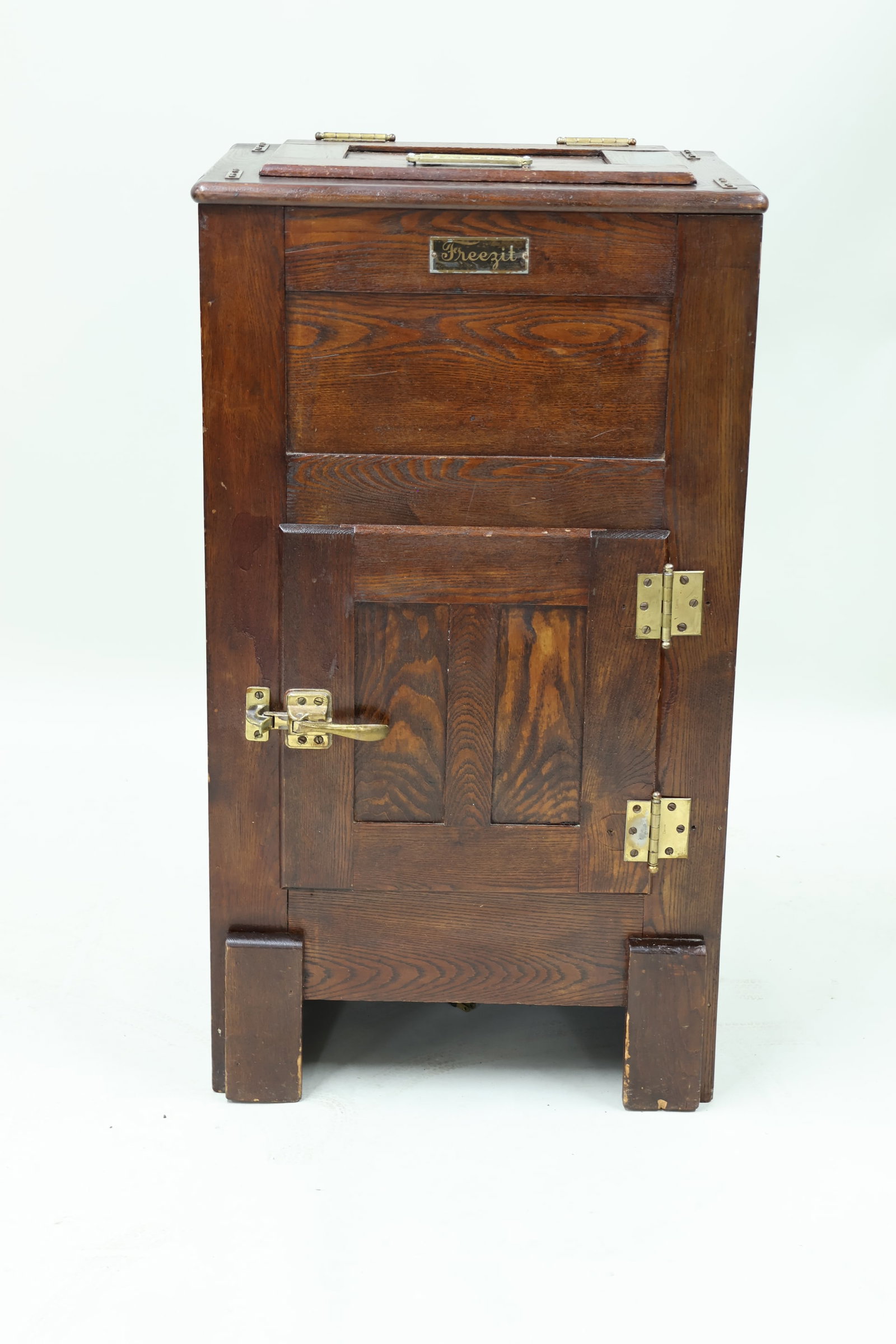 Antique Oak Freezit Ice Box (1 of 9)