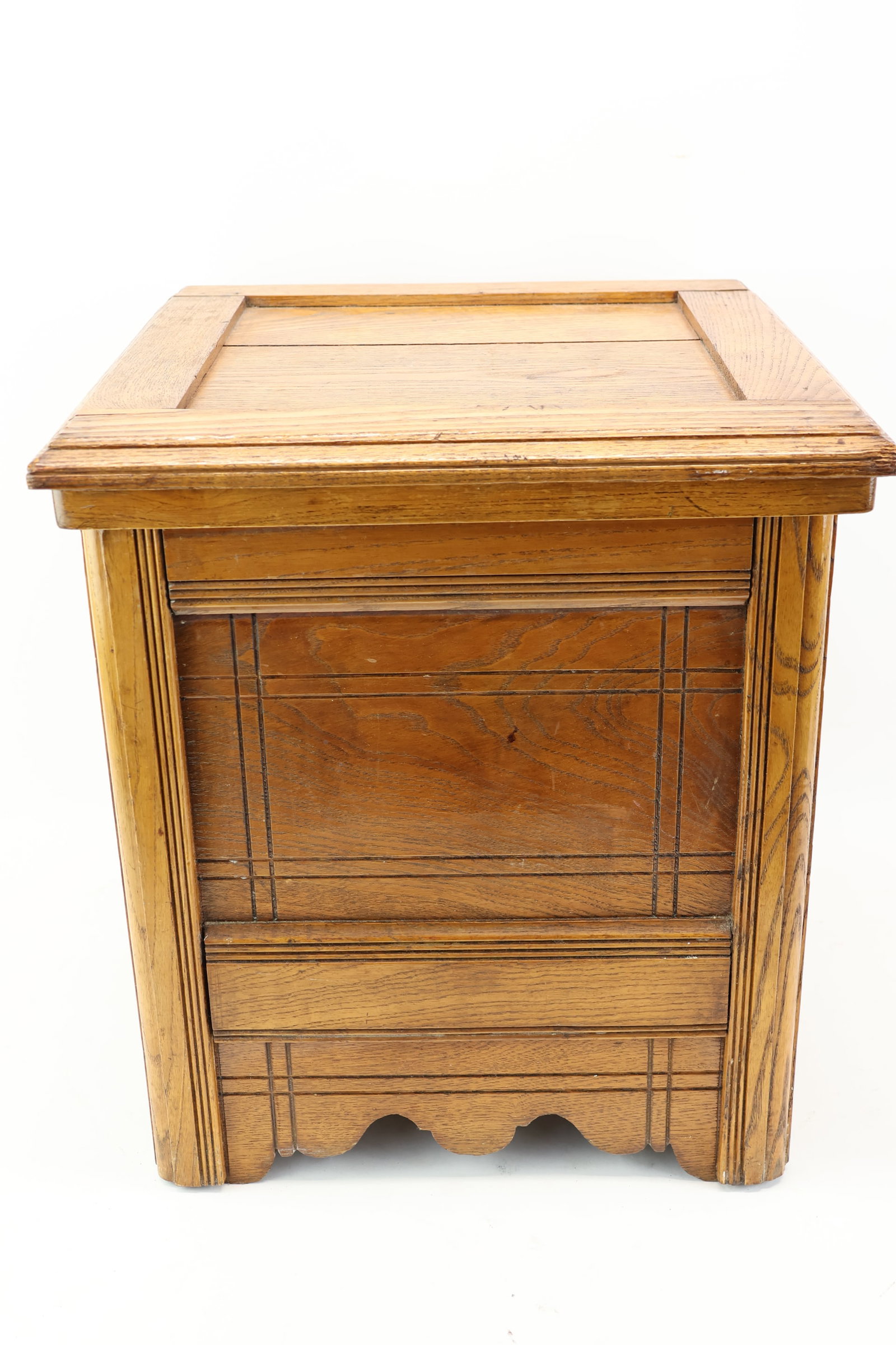 Antique Oak Bedside Commode (1 of 8)