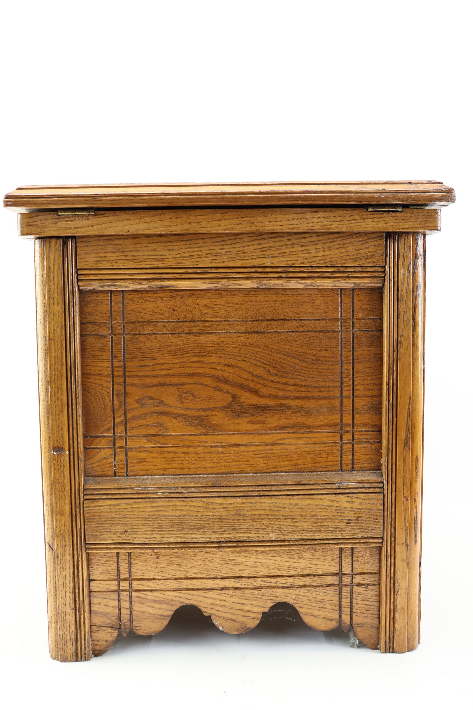 Antique Oak Bedside Commode - 8