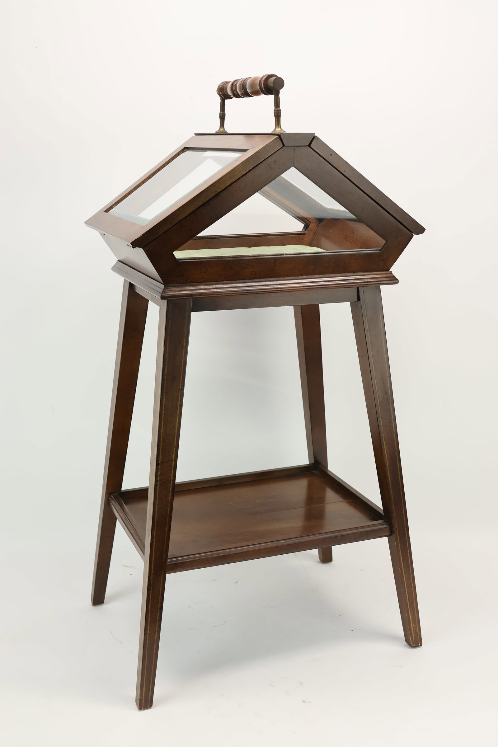 Vintage Edwardian Style Inlaid Fruitwood Sewing Table (1 of 7)