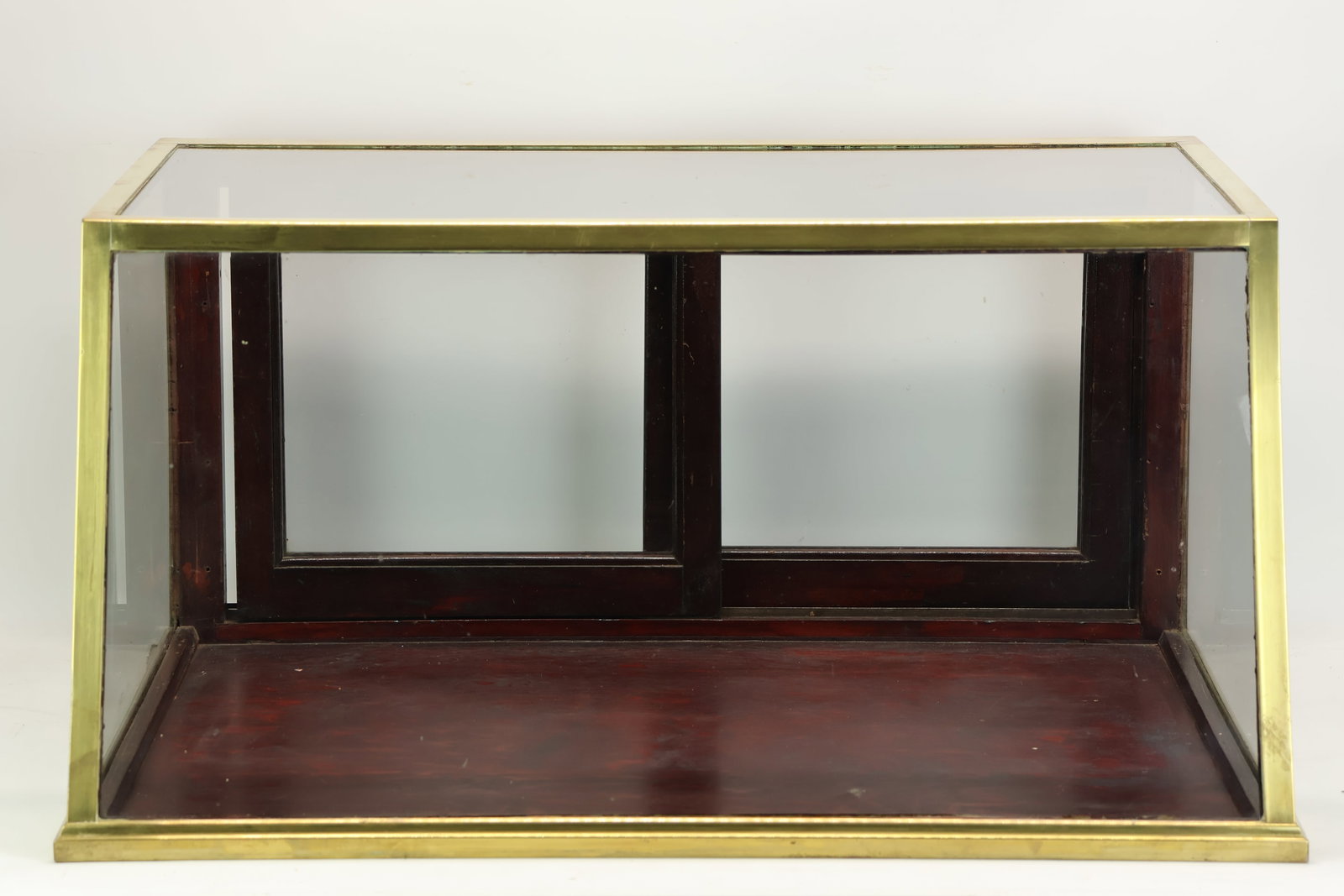 Antique Bronze and Glass Countertop Display Case (1 of 9)