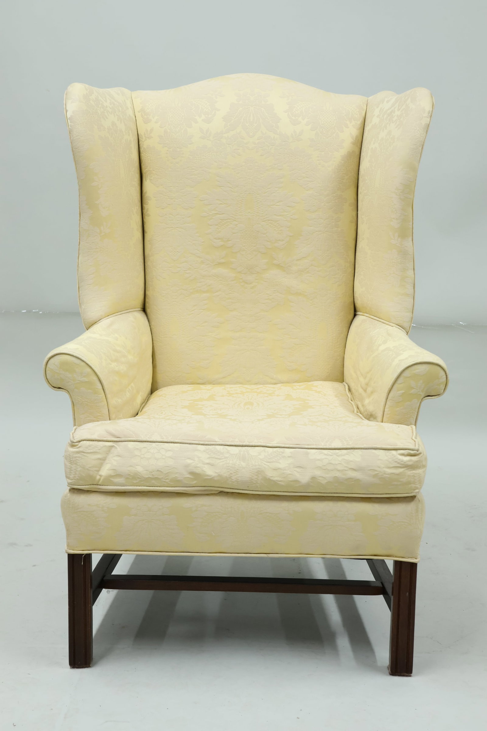 Chippendale Style Wing Back Armchair (1 of 7)