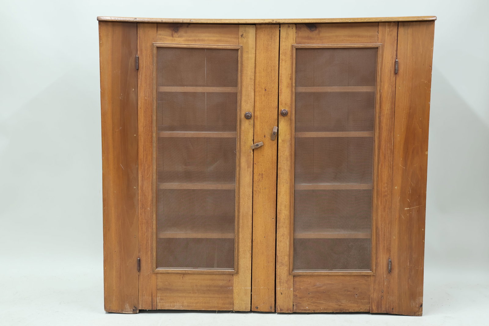 Antique Country Cherrywood Primitive Milk Safe (1 of 9)