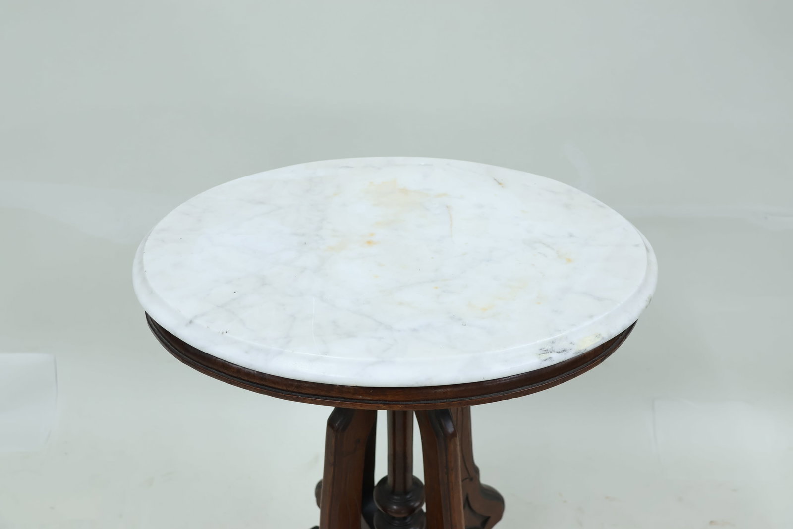 Victorian Marble Top Side Table - 2