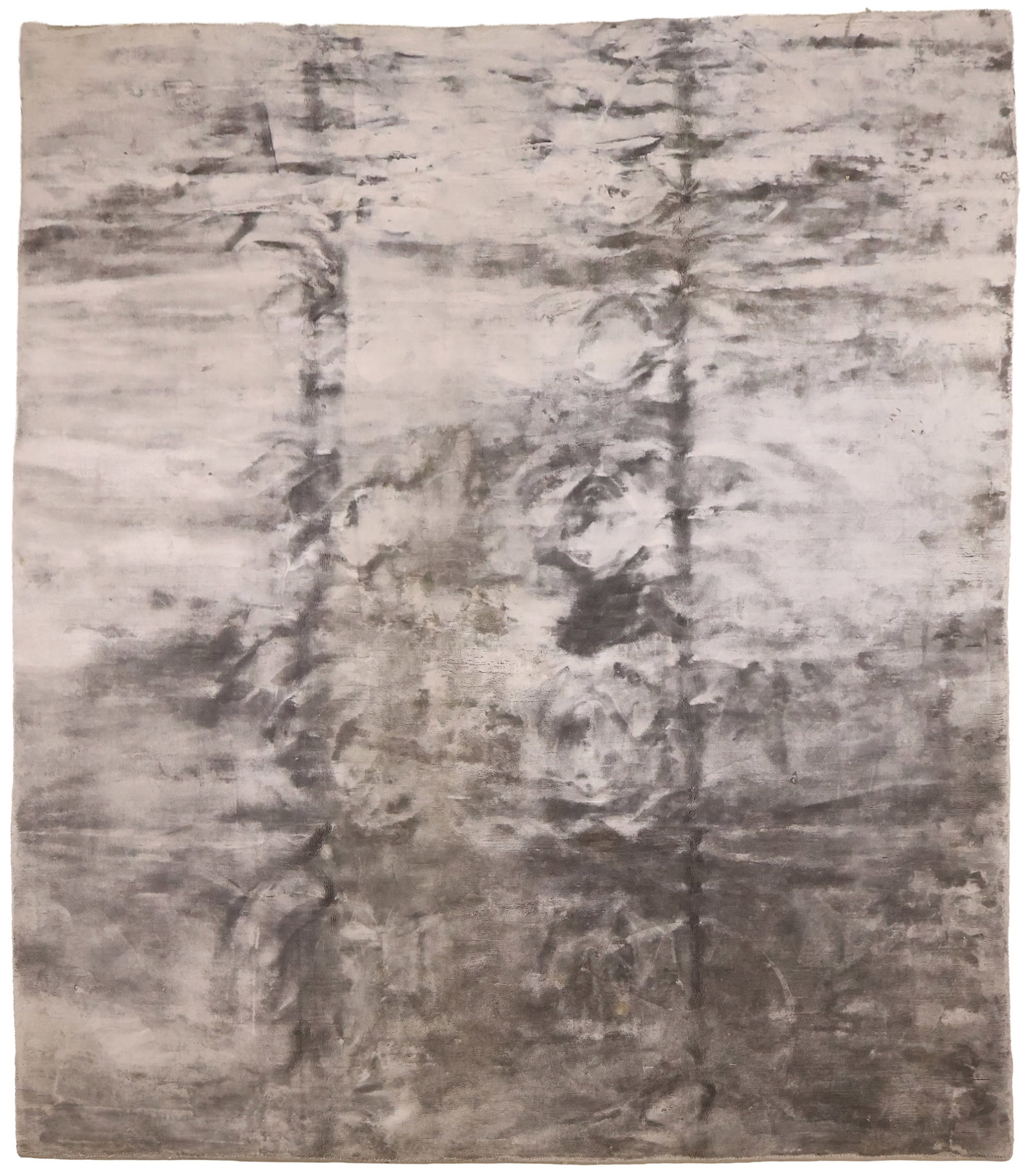 Modern Safevieh Rug: Modern Safevieh Rug Mirage collection, steel color. 8'l x 9.9'w
