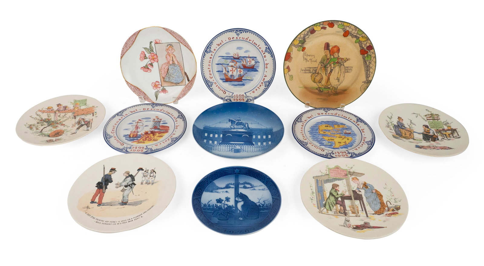 Group of Porcelain Plates (1 of 13)