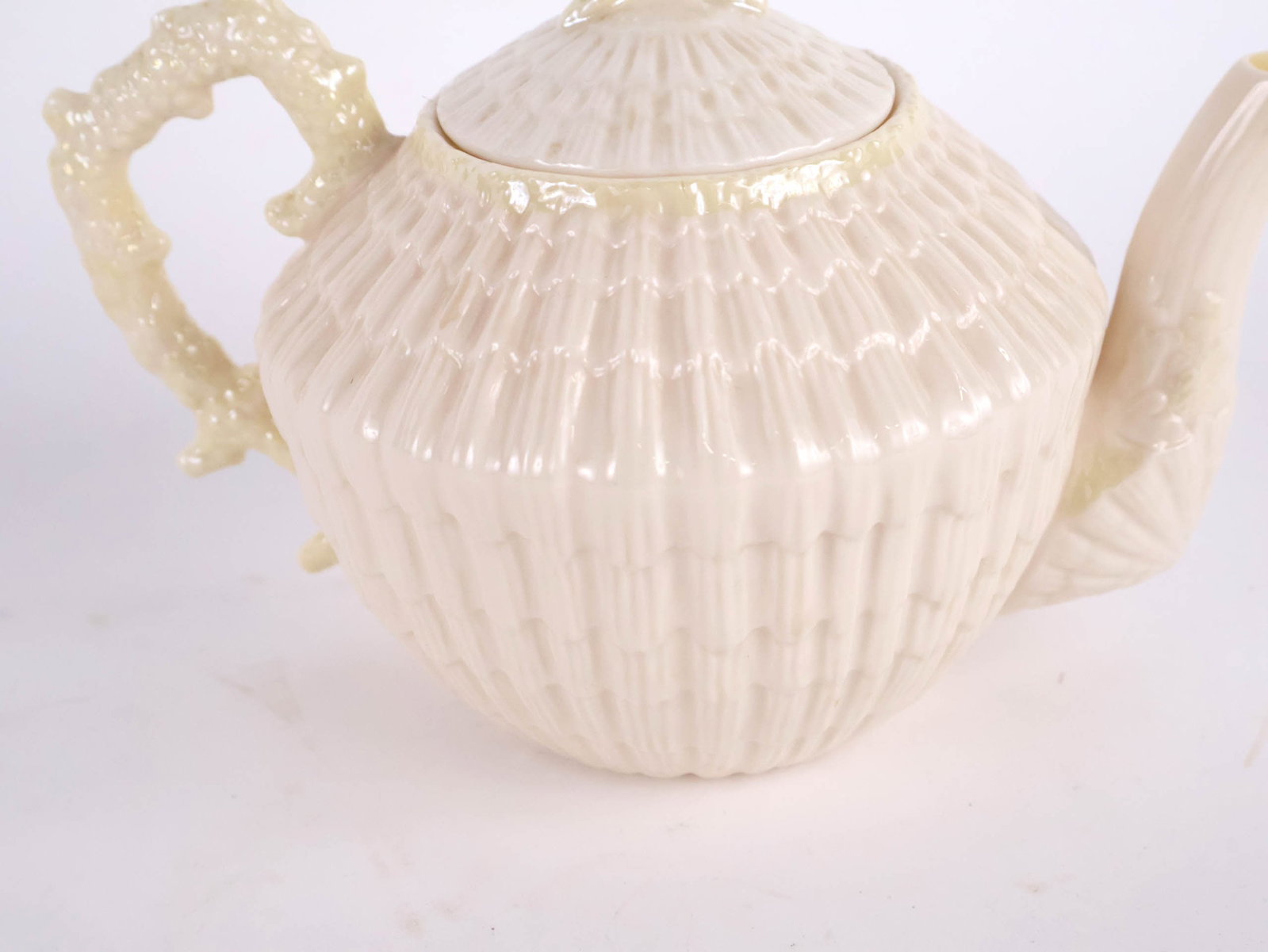 Belleek Porcelain "Limpet" Pattern Tea Set - 11