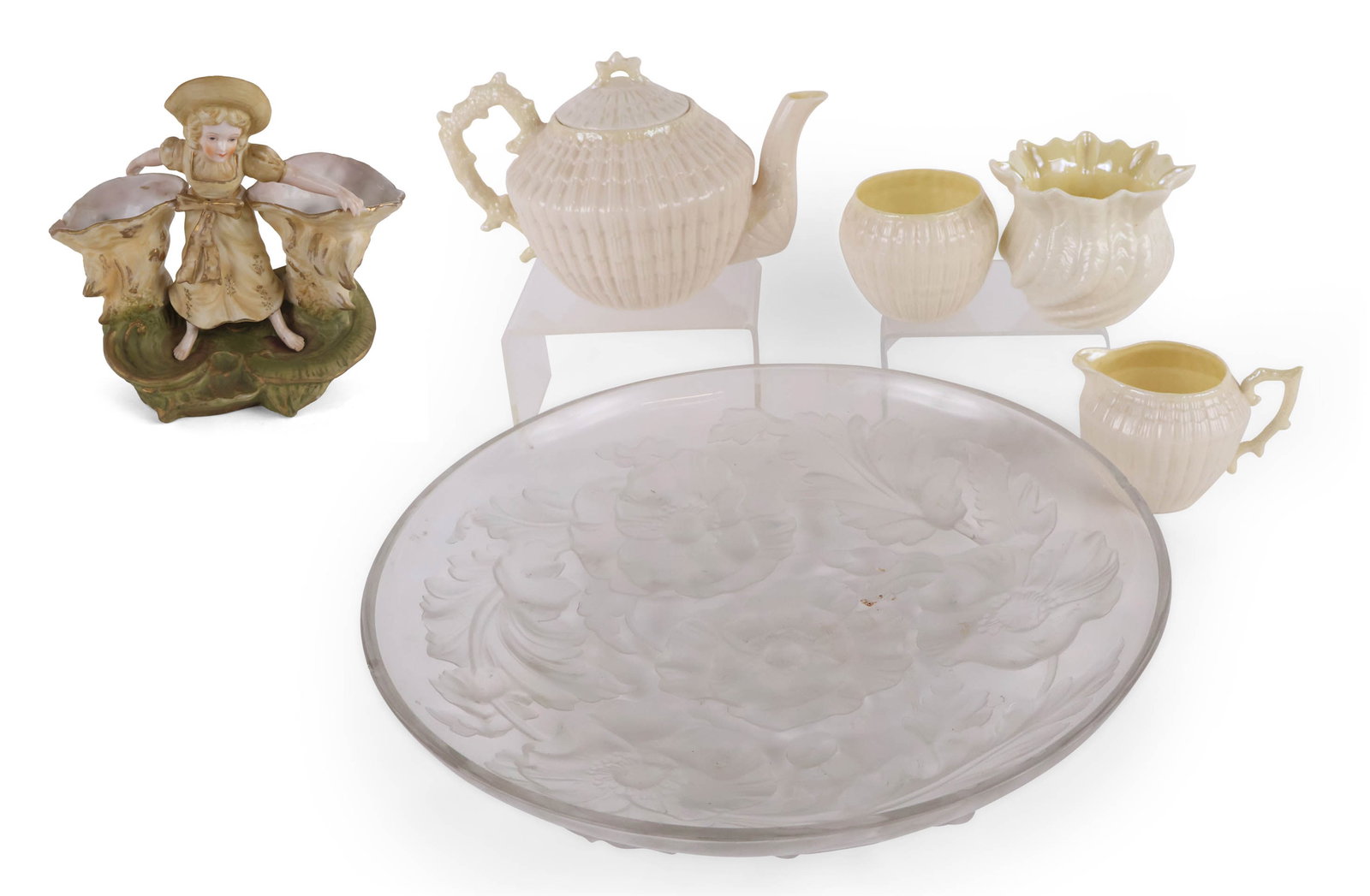 Belleek Porcelain "Limpet" Pattern Tea Set (1 of 17)