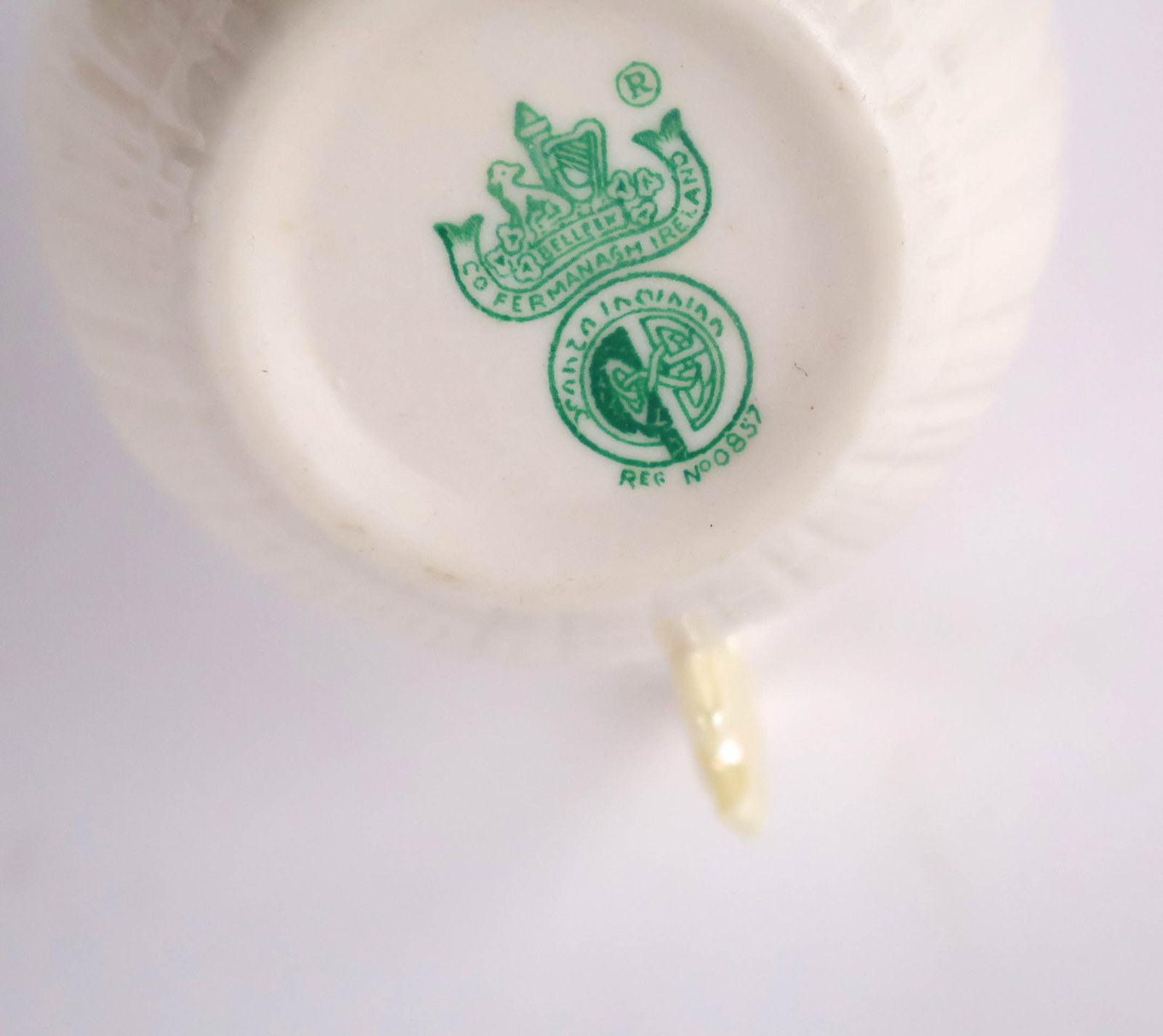 Belleek Porcelain "Limpet" Pattern Tea Set - 5