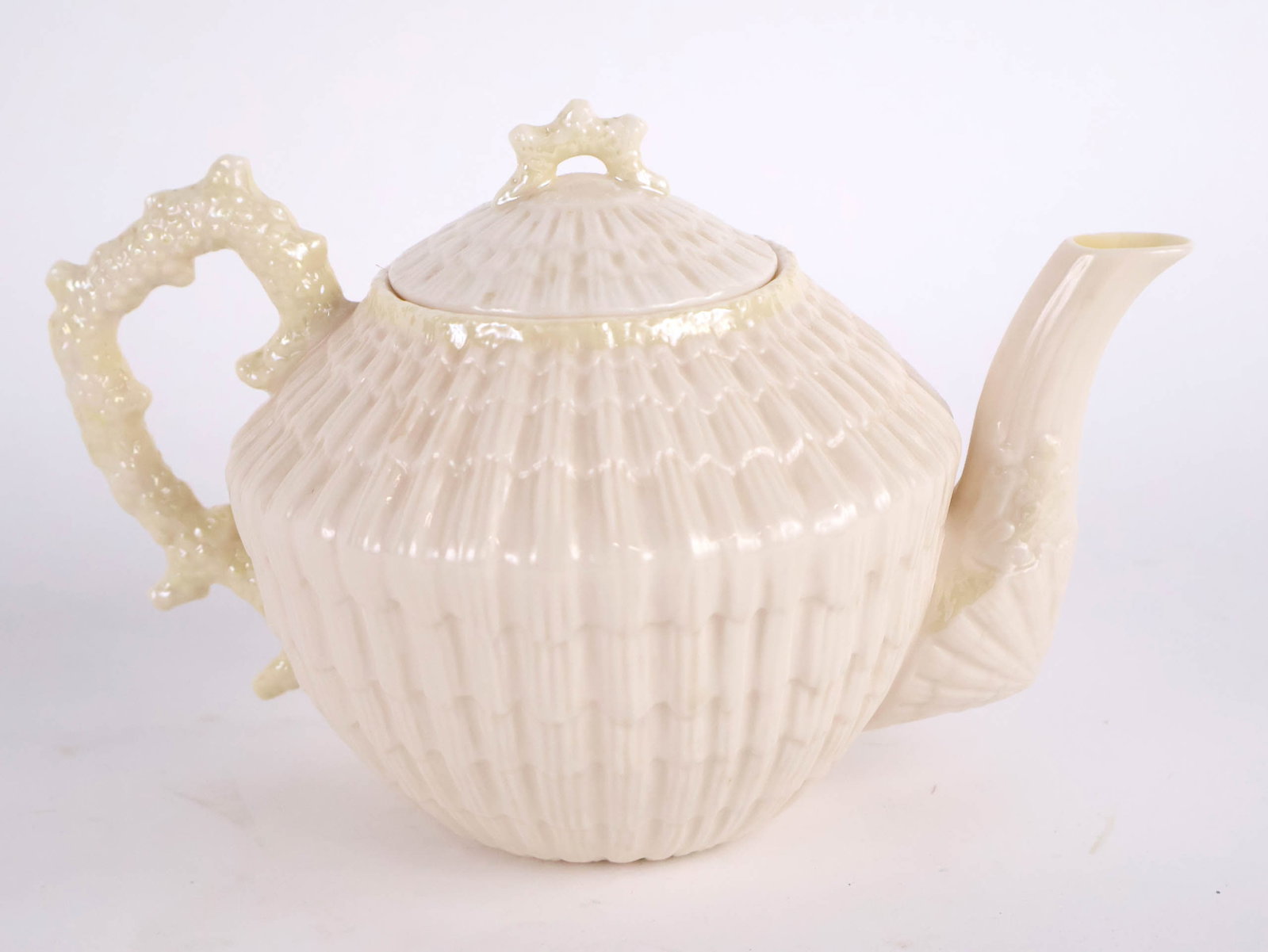 Belleek Porcelain "Limpet" Pattern Tea Set - 9