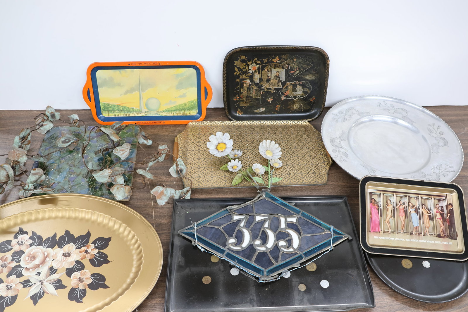 Vintage Group of Assorted Trays (1 of 10)