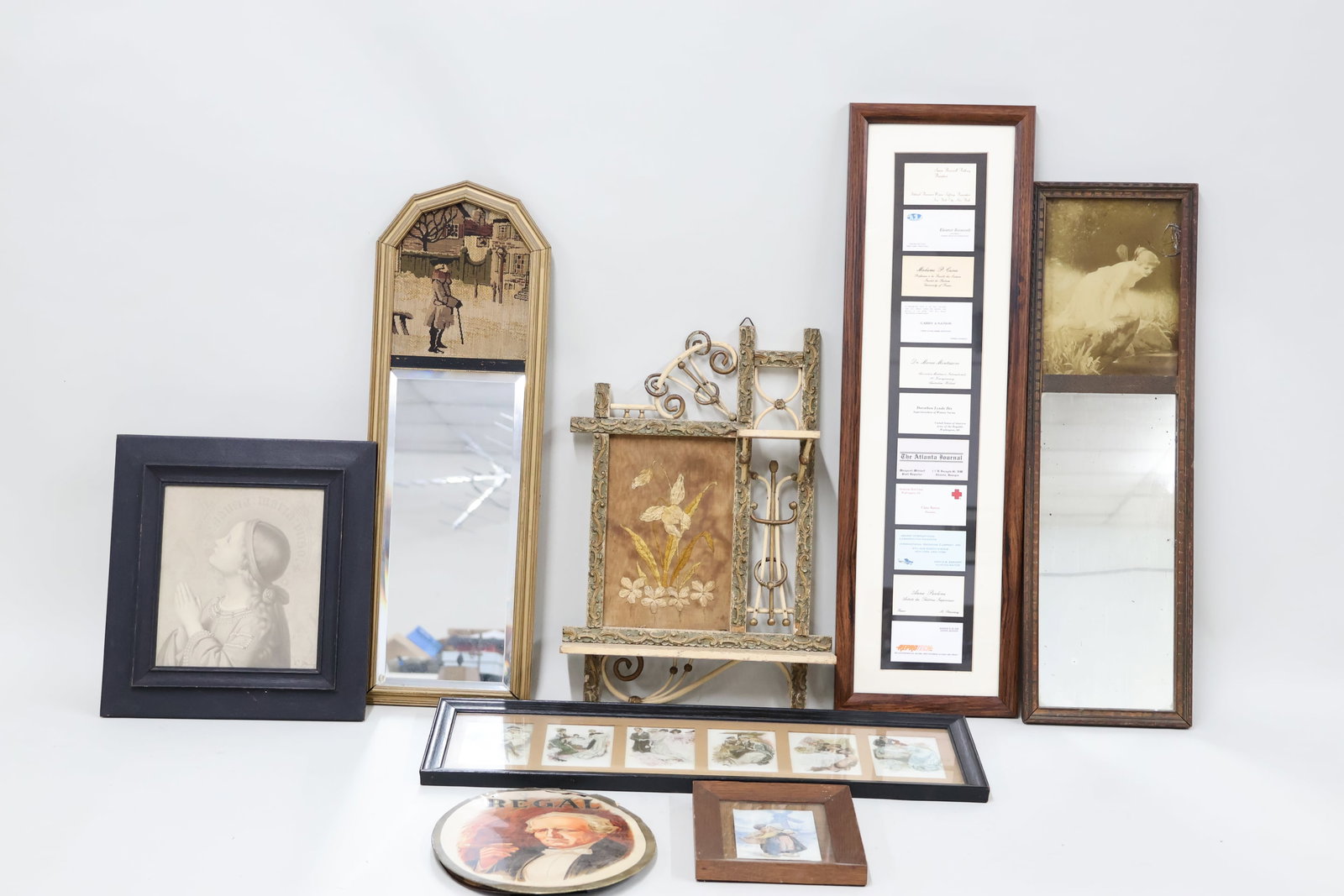 Group of Assorted Framed Artwork and Mirrors (1 of 12)
