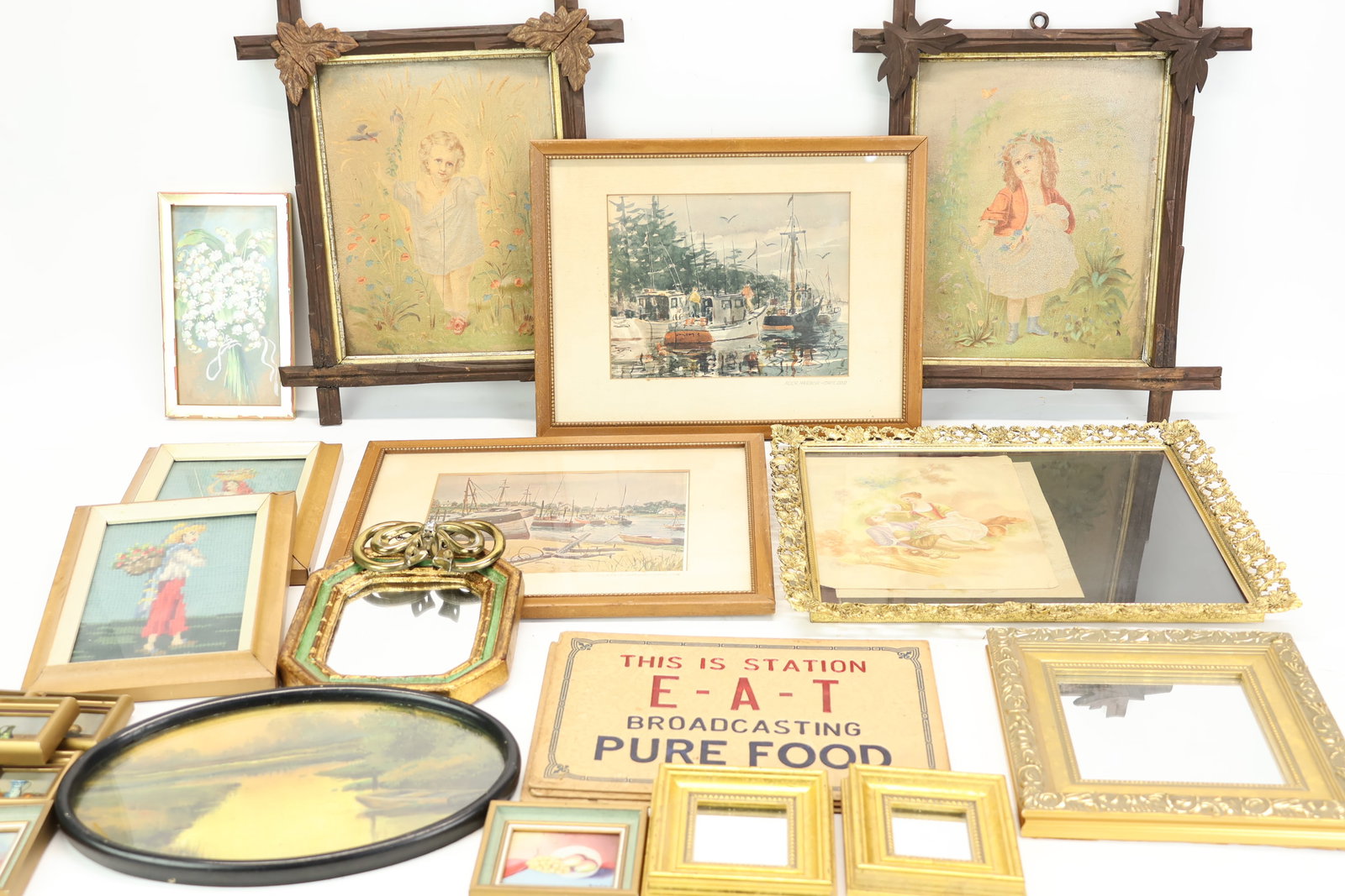 Large Group Of Assorted Artwork And Frames (1 of 10)