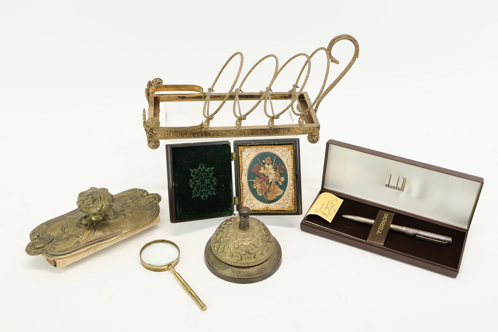 Group of Six Victorian Antique Desk Accessories (1 of 16)