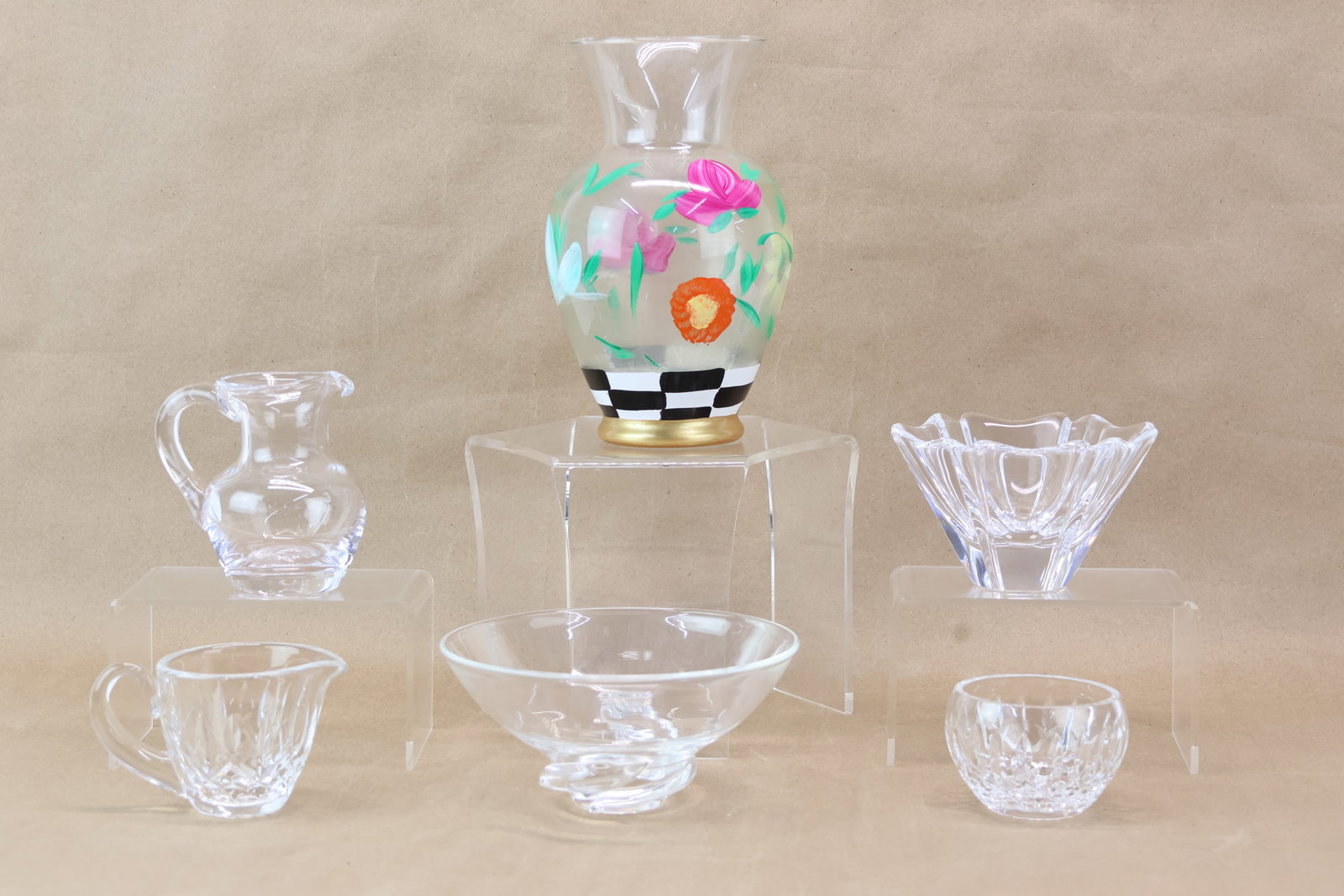 MacKenzie Childs Vase, Waterford, Stuben, Orrefors and Simon Pearce Glassware (1 of 14)