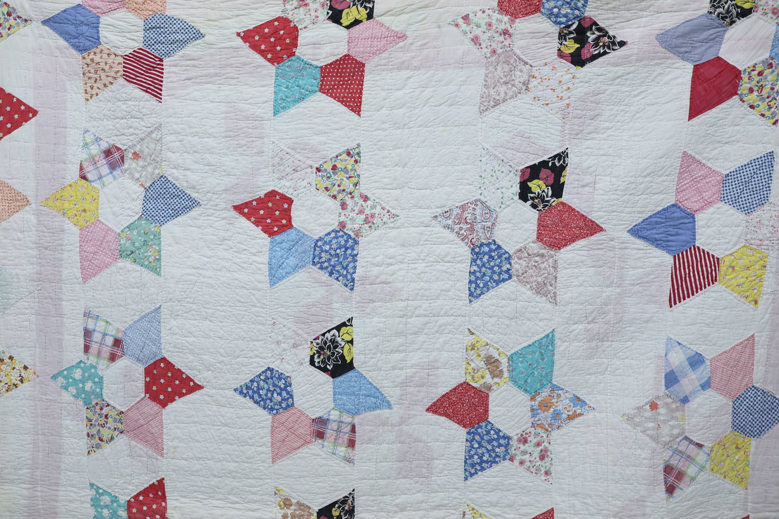 Group of Five Assorted Patchwork Quilts - 7