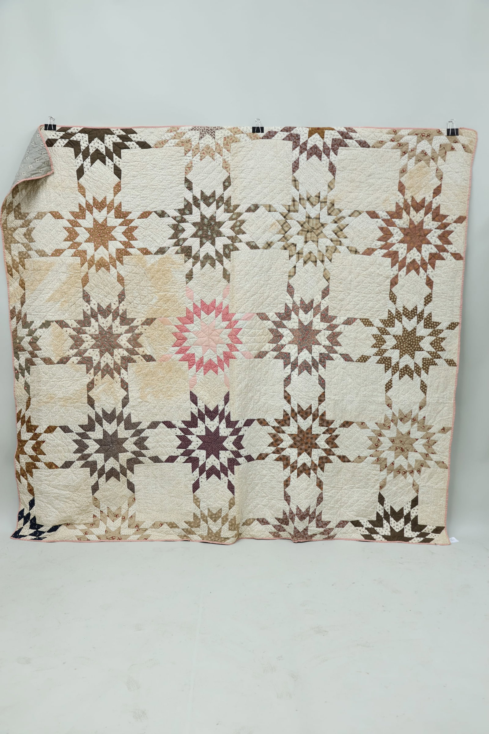 Group of Five Traditional Pattern Patchwork Quilts - 10