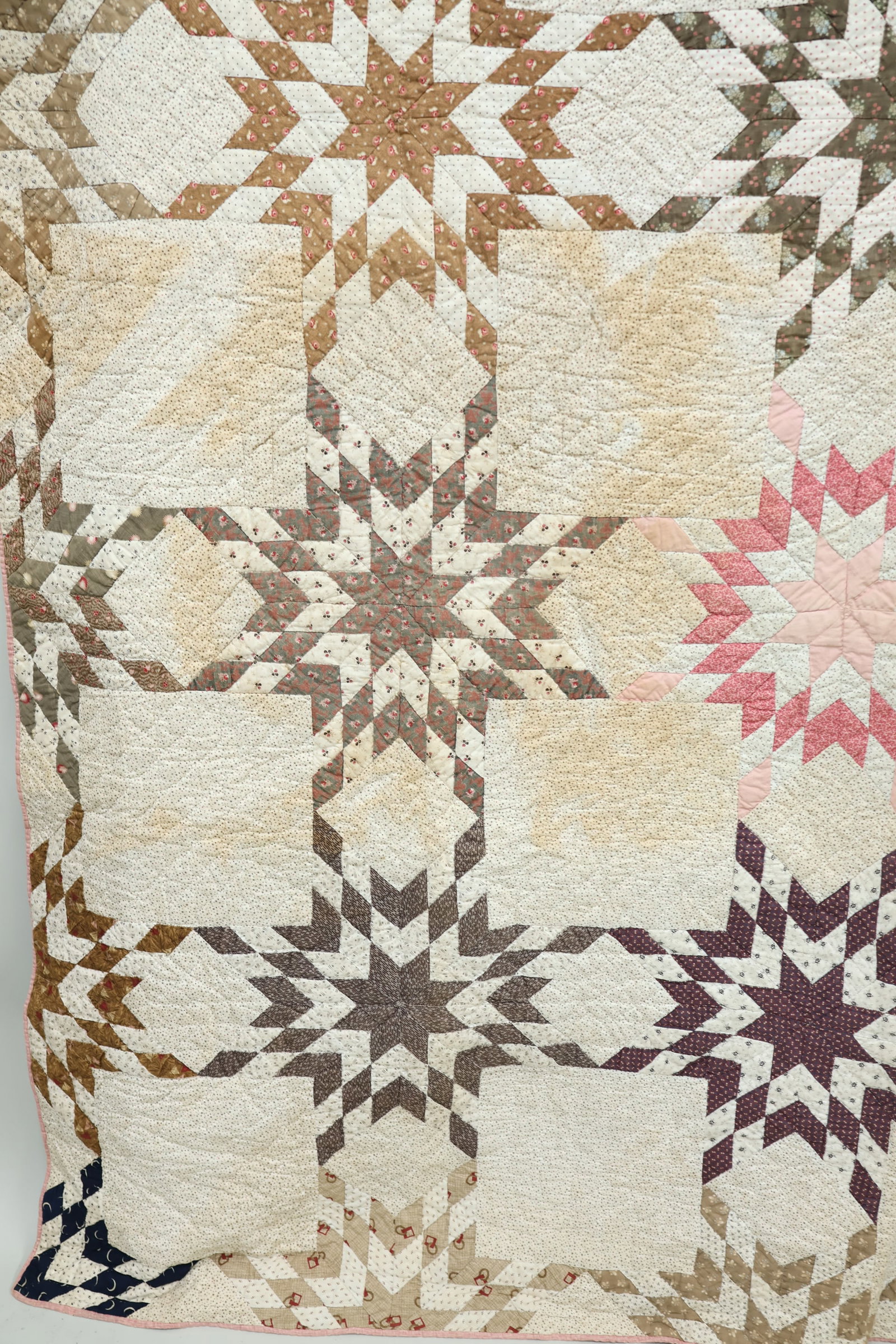 Group of Five Traditional Pattern Patchwork Quilts - 11