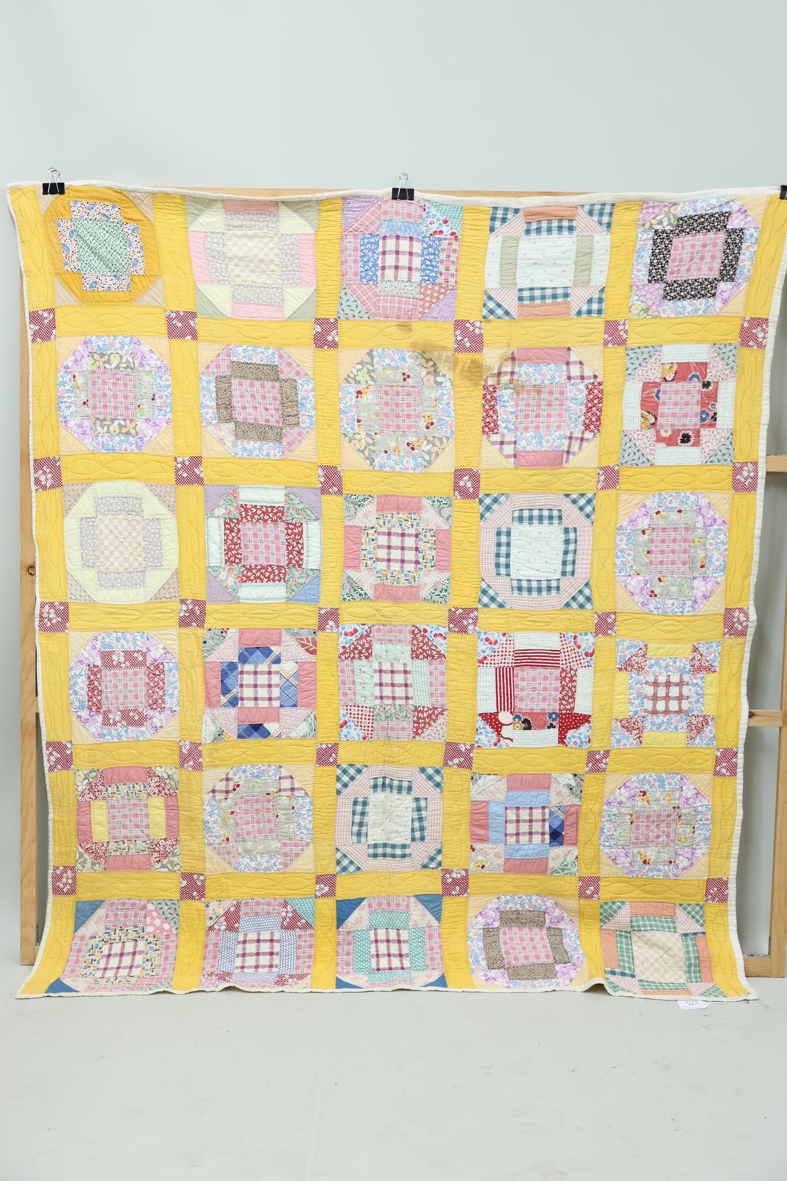 Group of Five Traditional Pattern Patchwork Quilts - 2