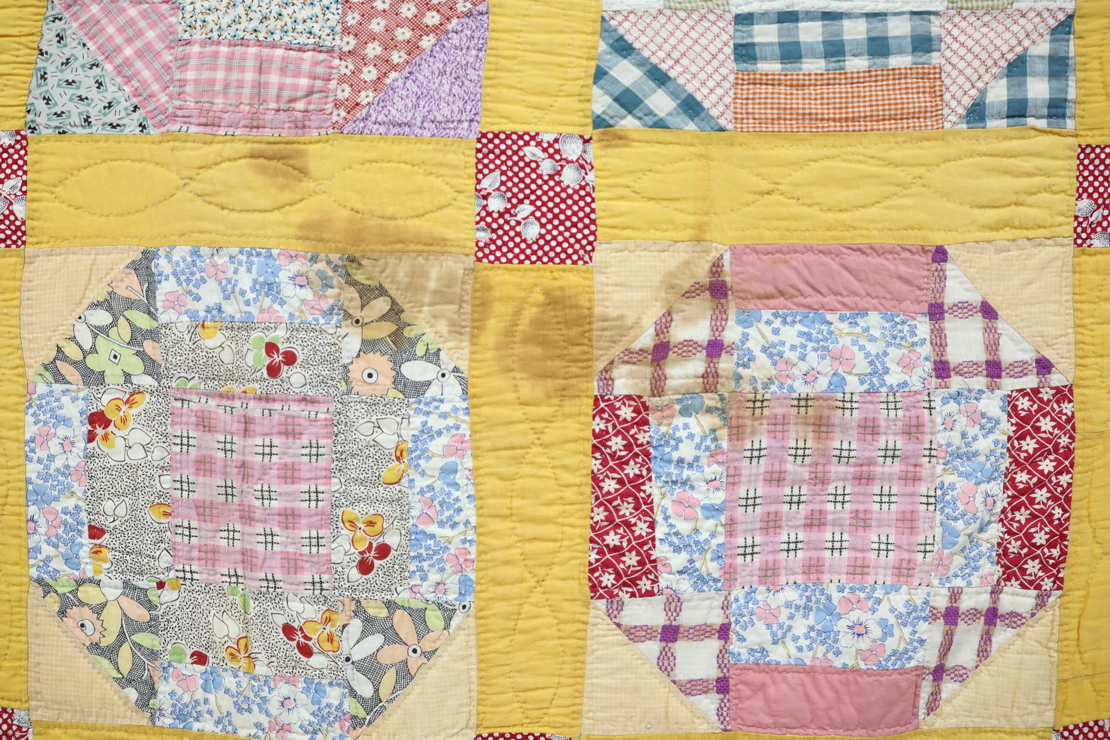 Group of Five Traditional Pattern Patchwork Quilts - 5