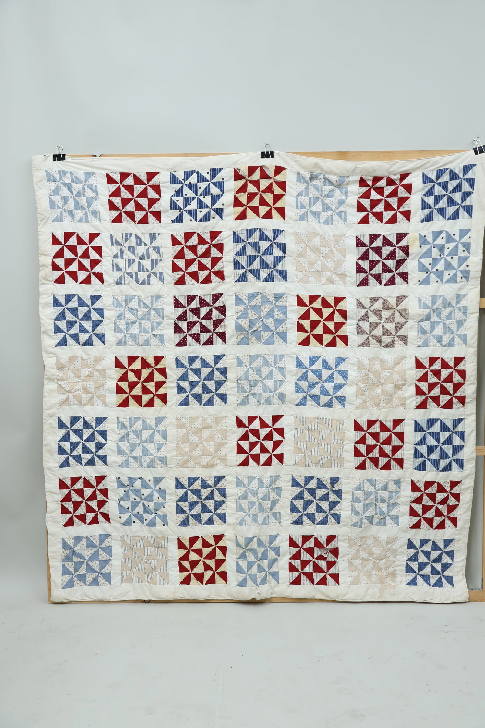 Group of Five Traditional Pattern Patchwork Quilts - 6