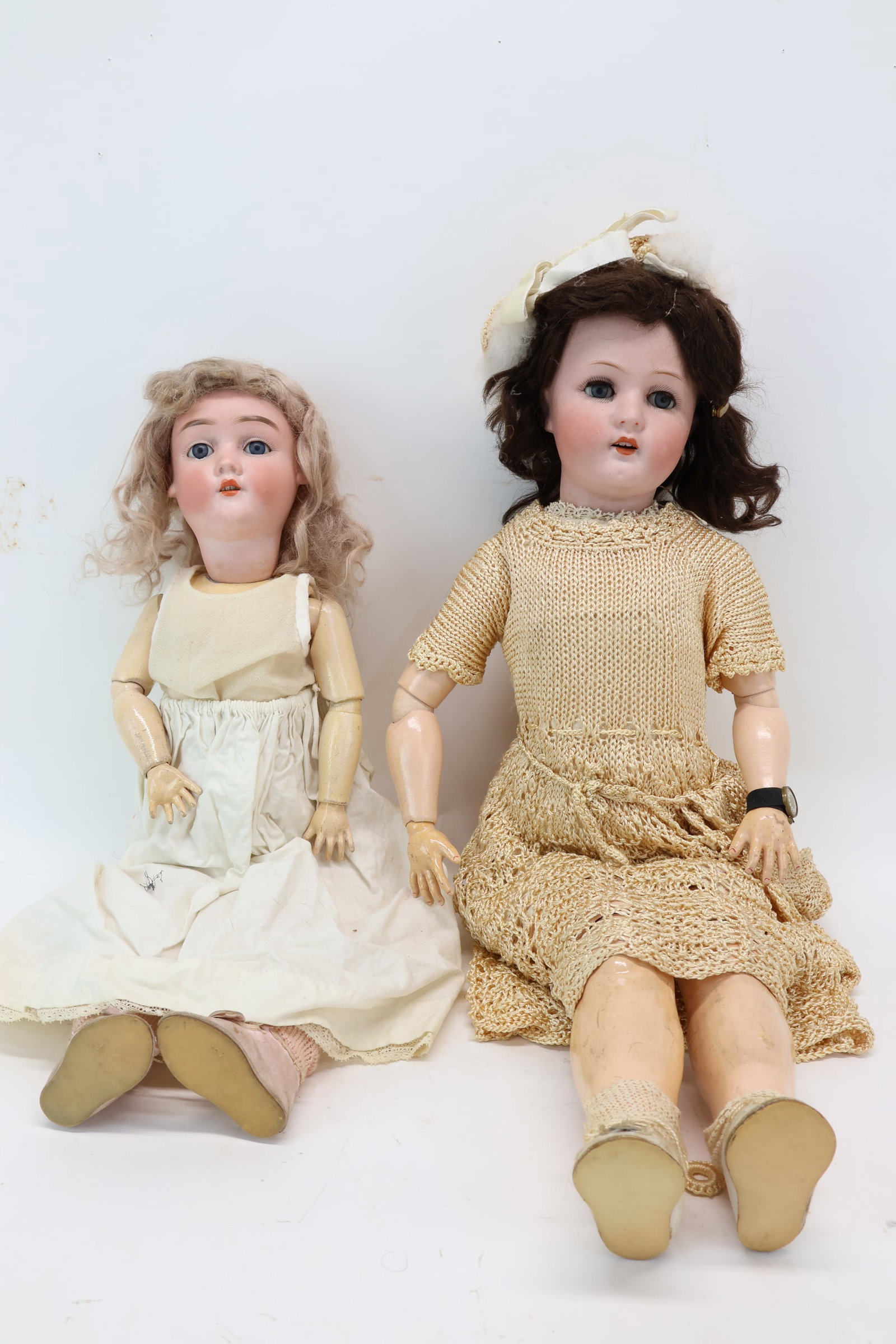 Ernst Heubach Koppelsdorf Doll of Girl in Crochet Dress (1 of 12)