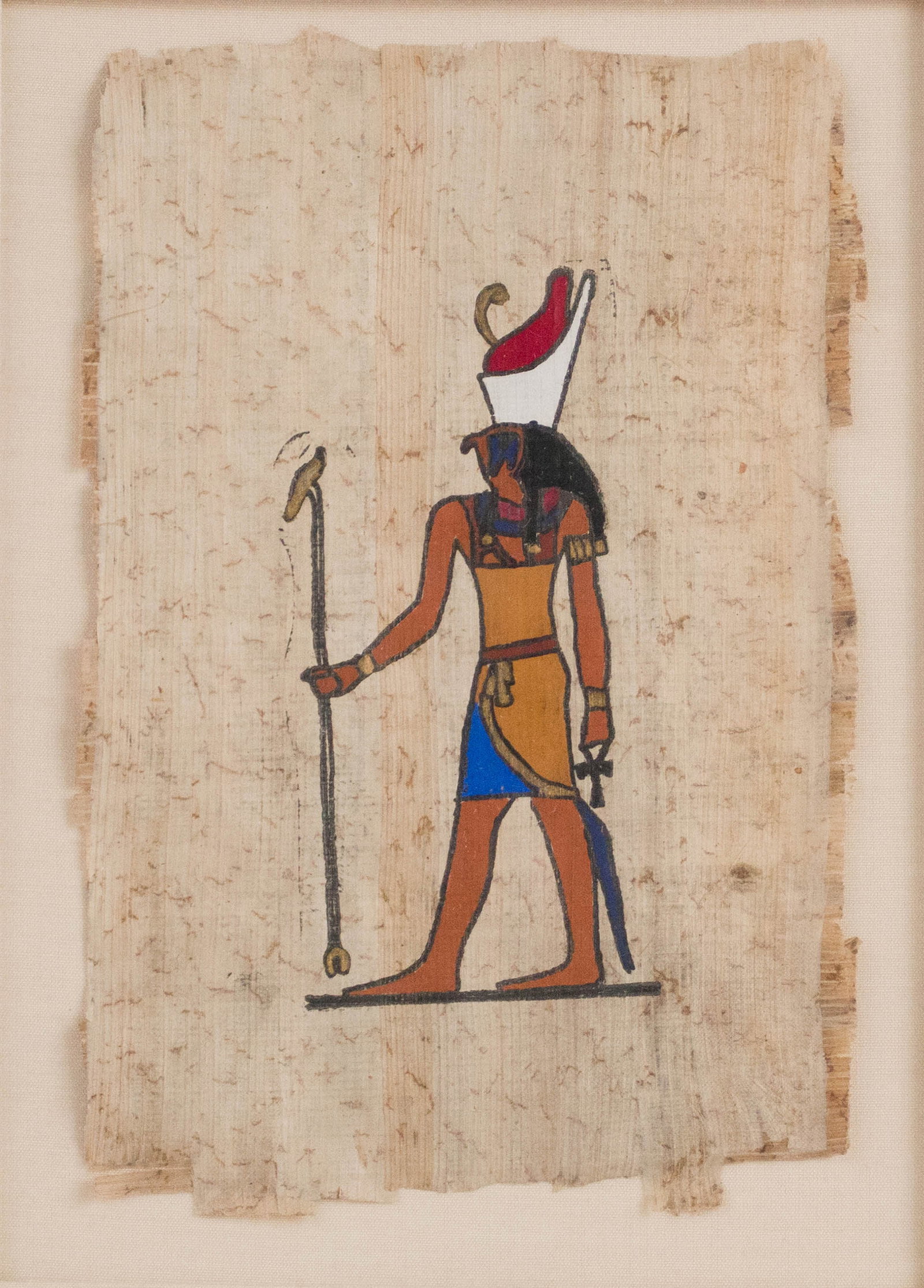 Two Egyptian Papyrus Paintings - 6