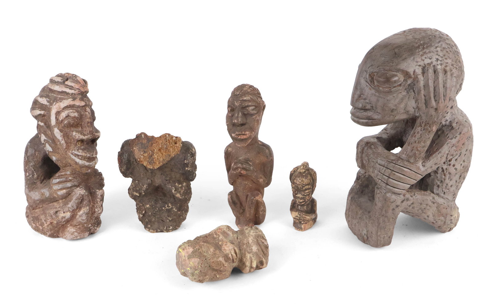 Six Carved Ethnographic Sculptures (1 of 10)