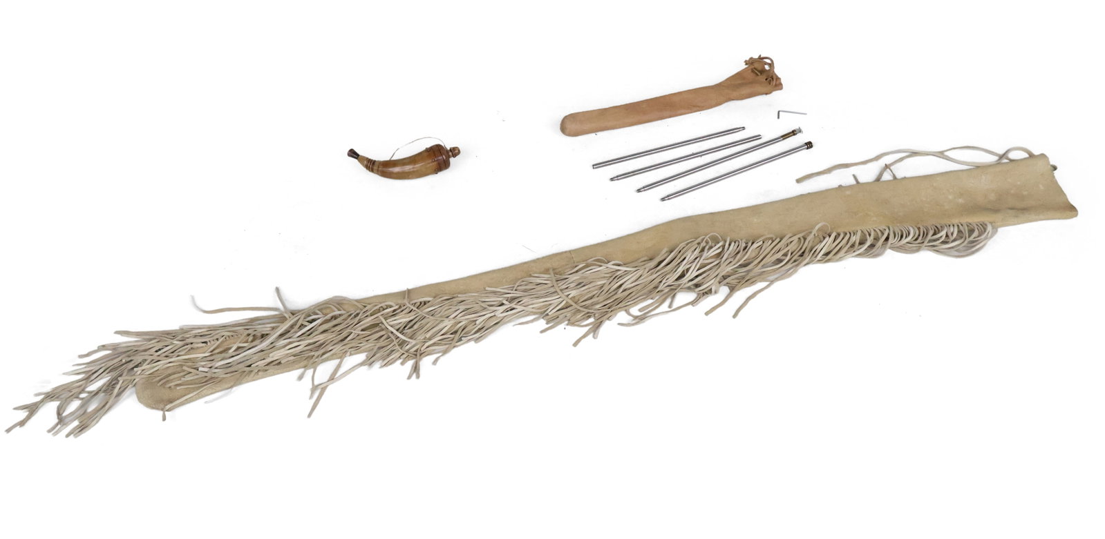 Native American Fringed Hide Bow Quiver Case (1 of 10)