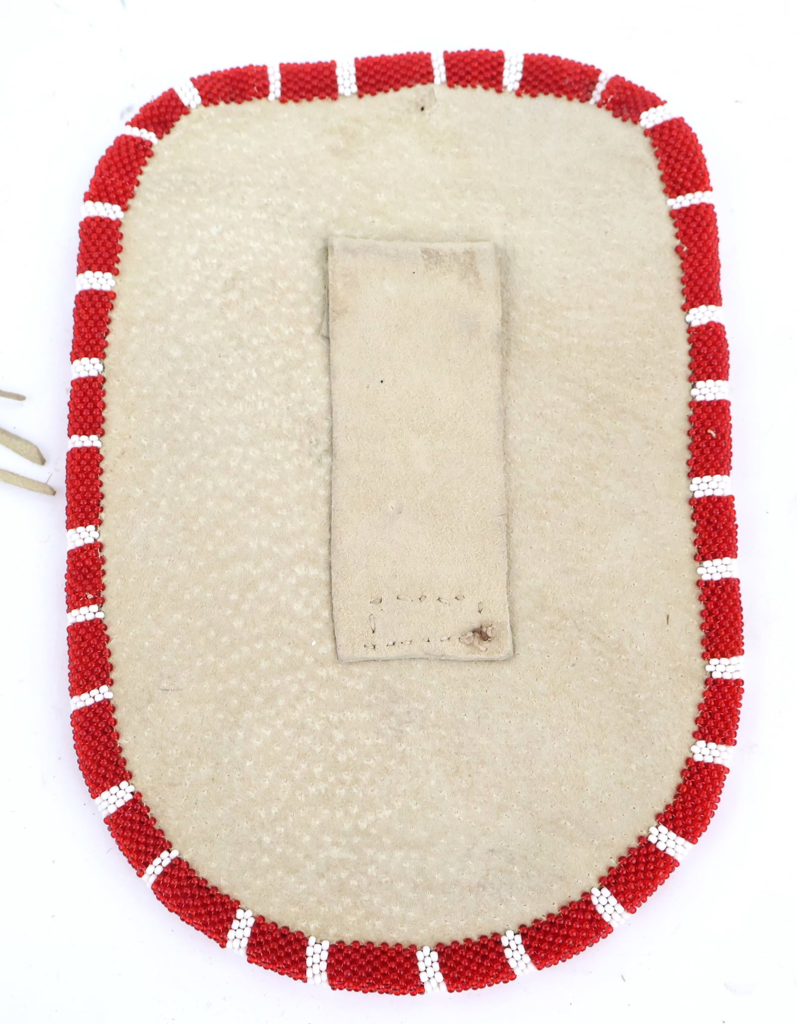 Three Beaded Leather Pouches - 13