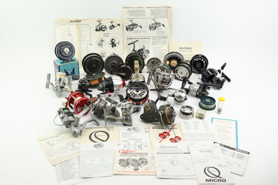 Group of Assorted Fly and Spinning Fishing Reels (1 of 17)