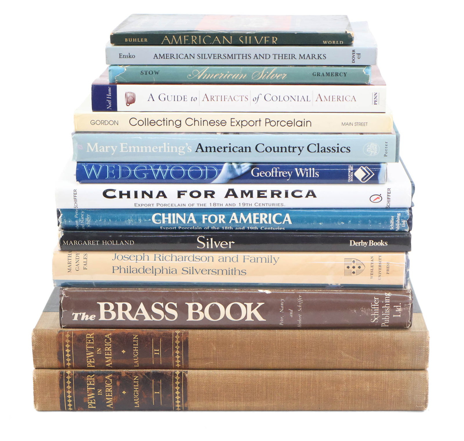 Miscellaneous Group of Reference Books on Silver, Metal, Porcelain and Export (1 of 10)