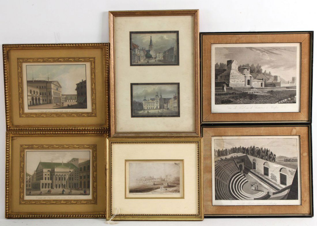 Six Scenic Prints, Some Italian (1 of 10)