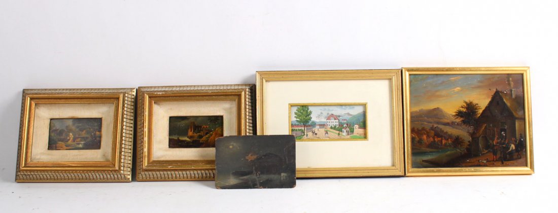 Five Small Paintings of Landscapes (1 of 7)
