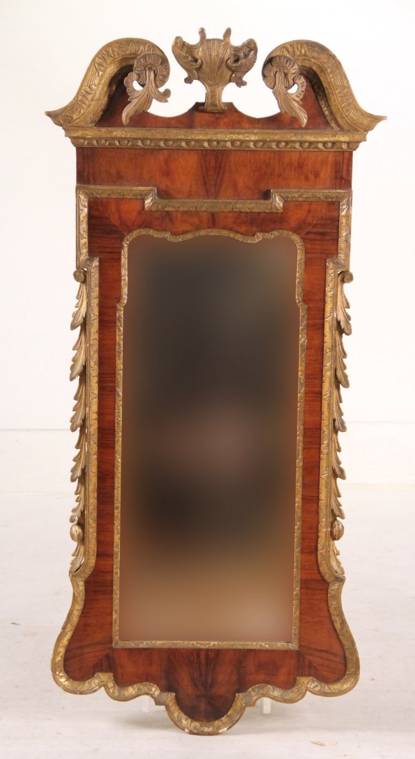 Regency Style Parcel-Gilt Mahogany Mirror (1 of 9)